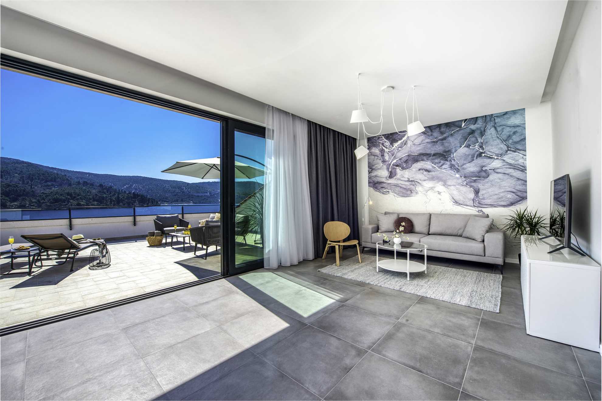 Beachfront Villa Absoluta with Pool