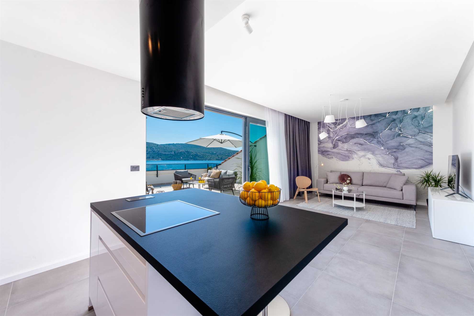 Beachfront Villa Absoluta with Pool