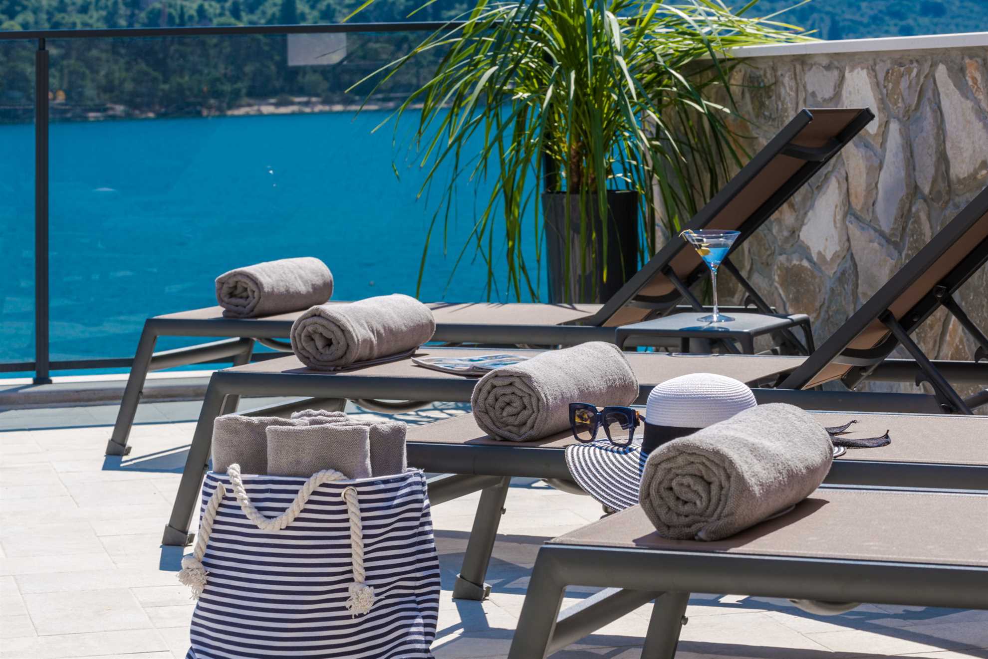 Beachfront Villa Absoluta with Pool