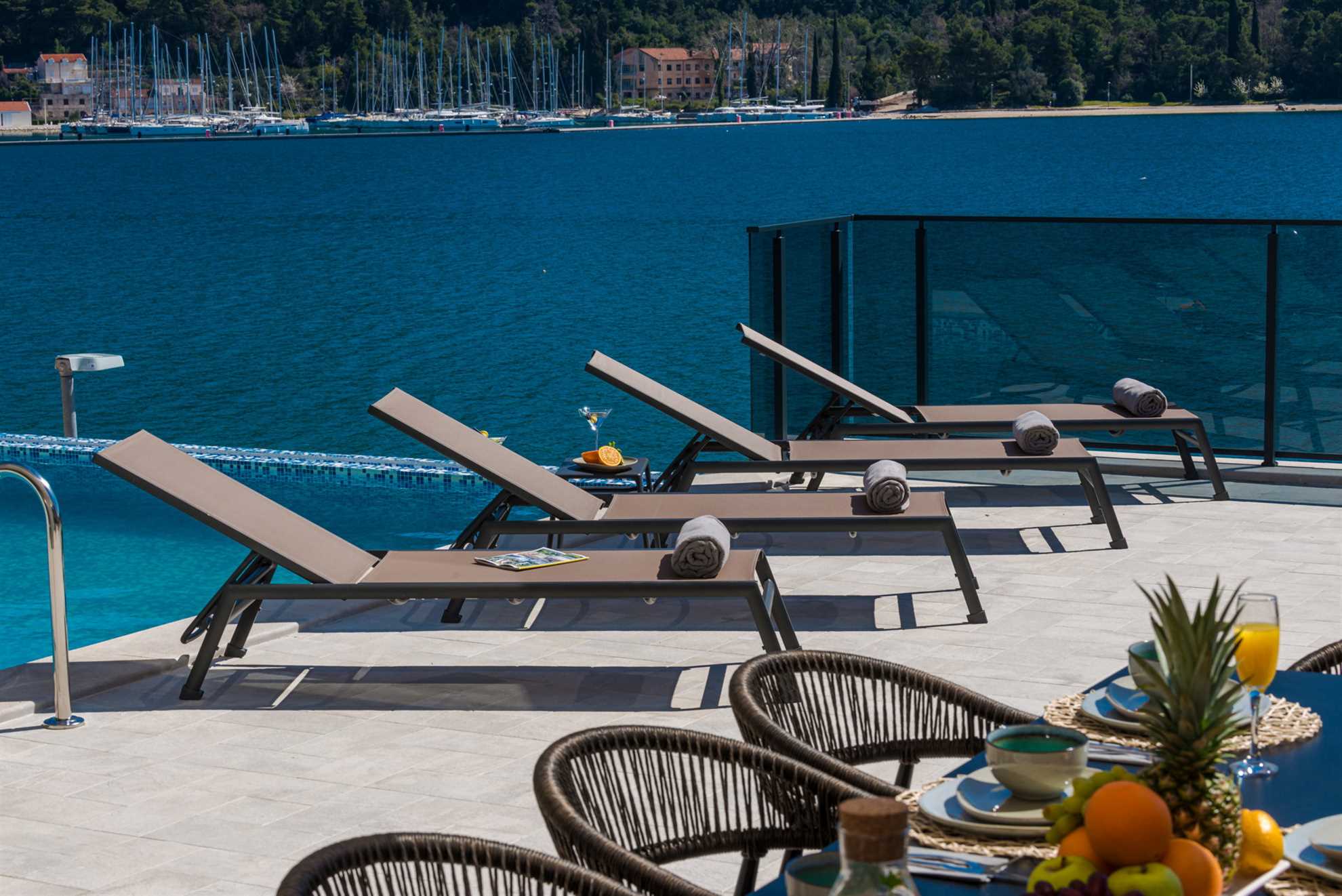 Beachfront Villa Absoluta with Pool