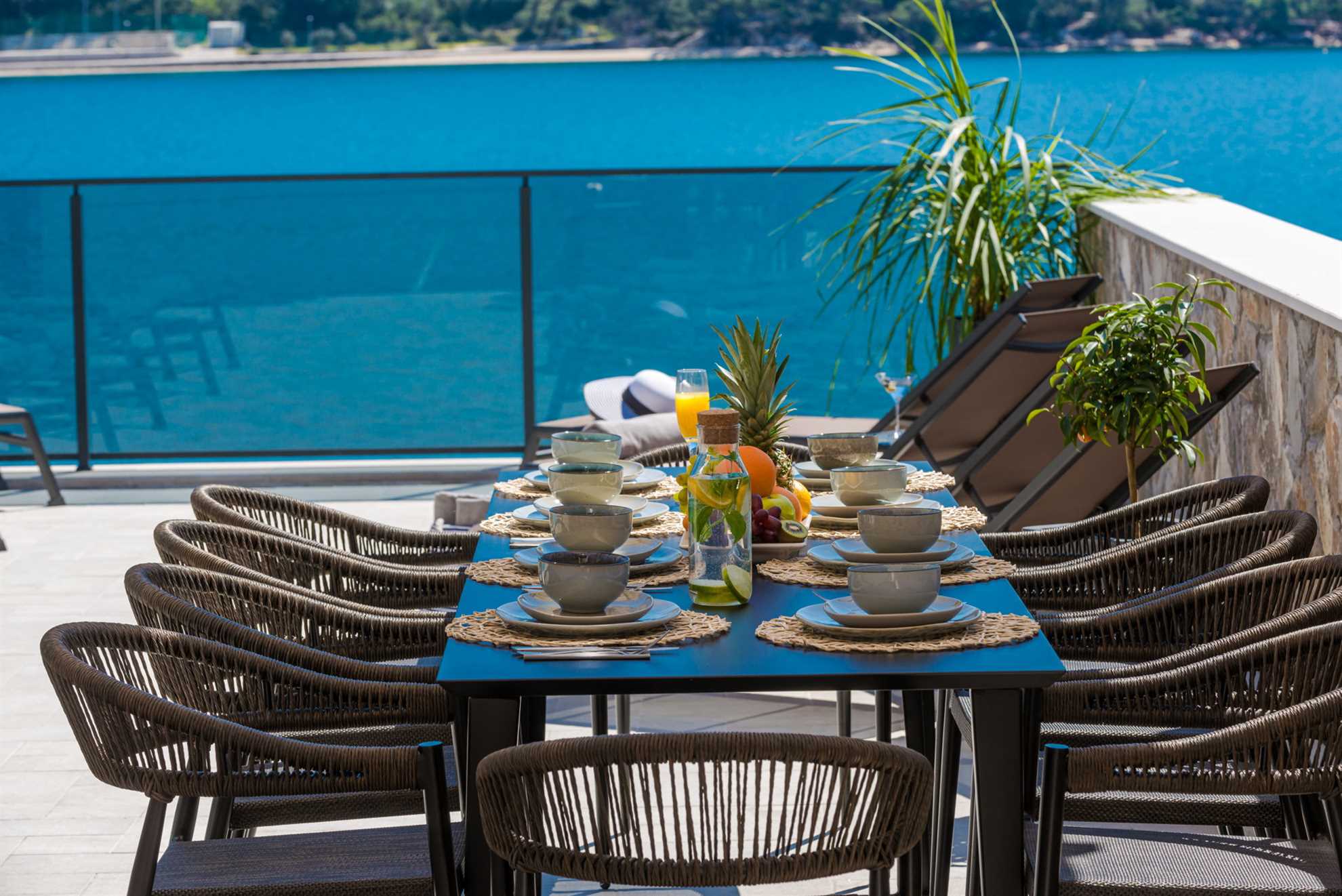 Beachfront Villa Absoluta with Pool