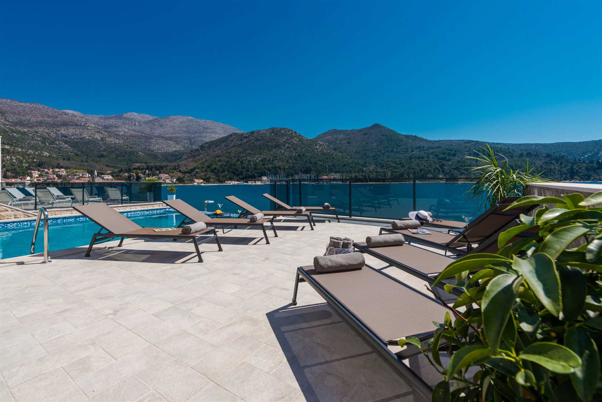 Beachfront Villa Absoluta with Pool