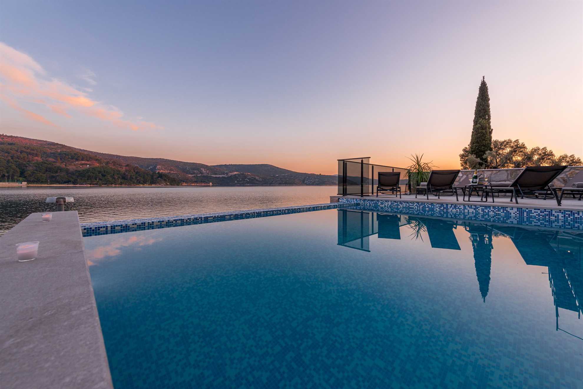 Beachfront Villa Absoluta with Pool