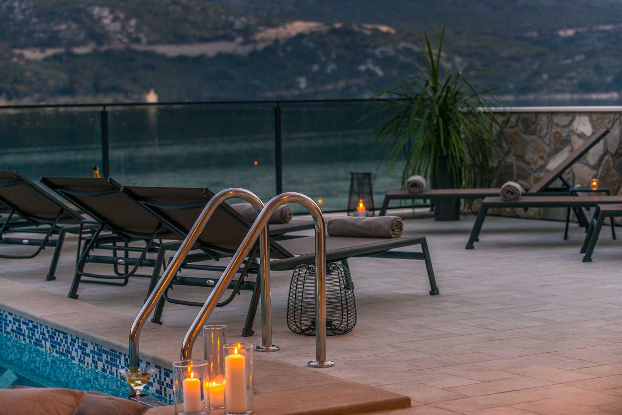 Beachfront Villa Absoluta with Pool