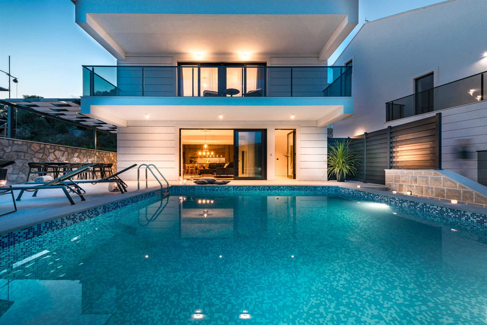 Beachfront Villa Absoluta with Pool