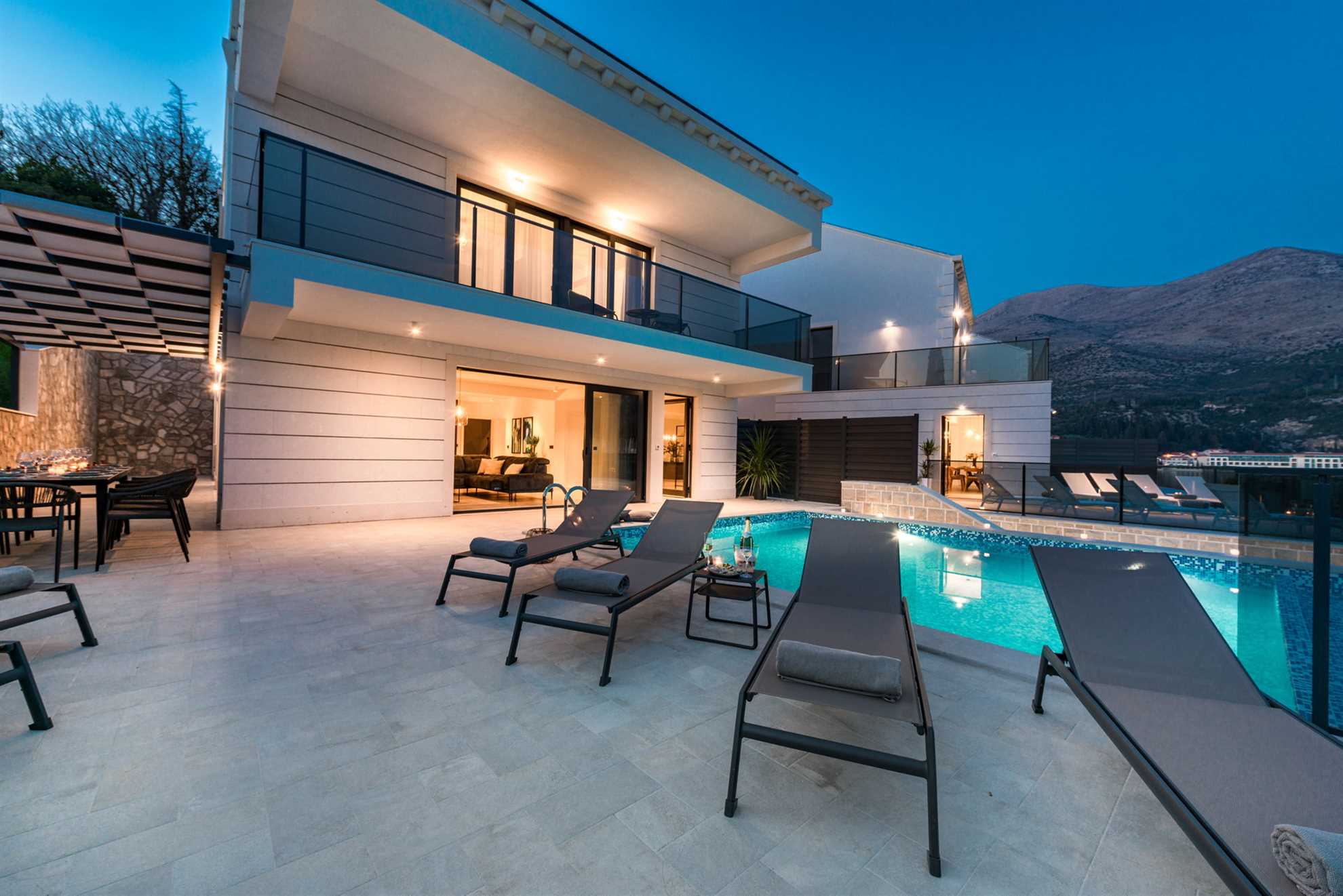 Beachfront Villa Absoluta with Pool