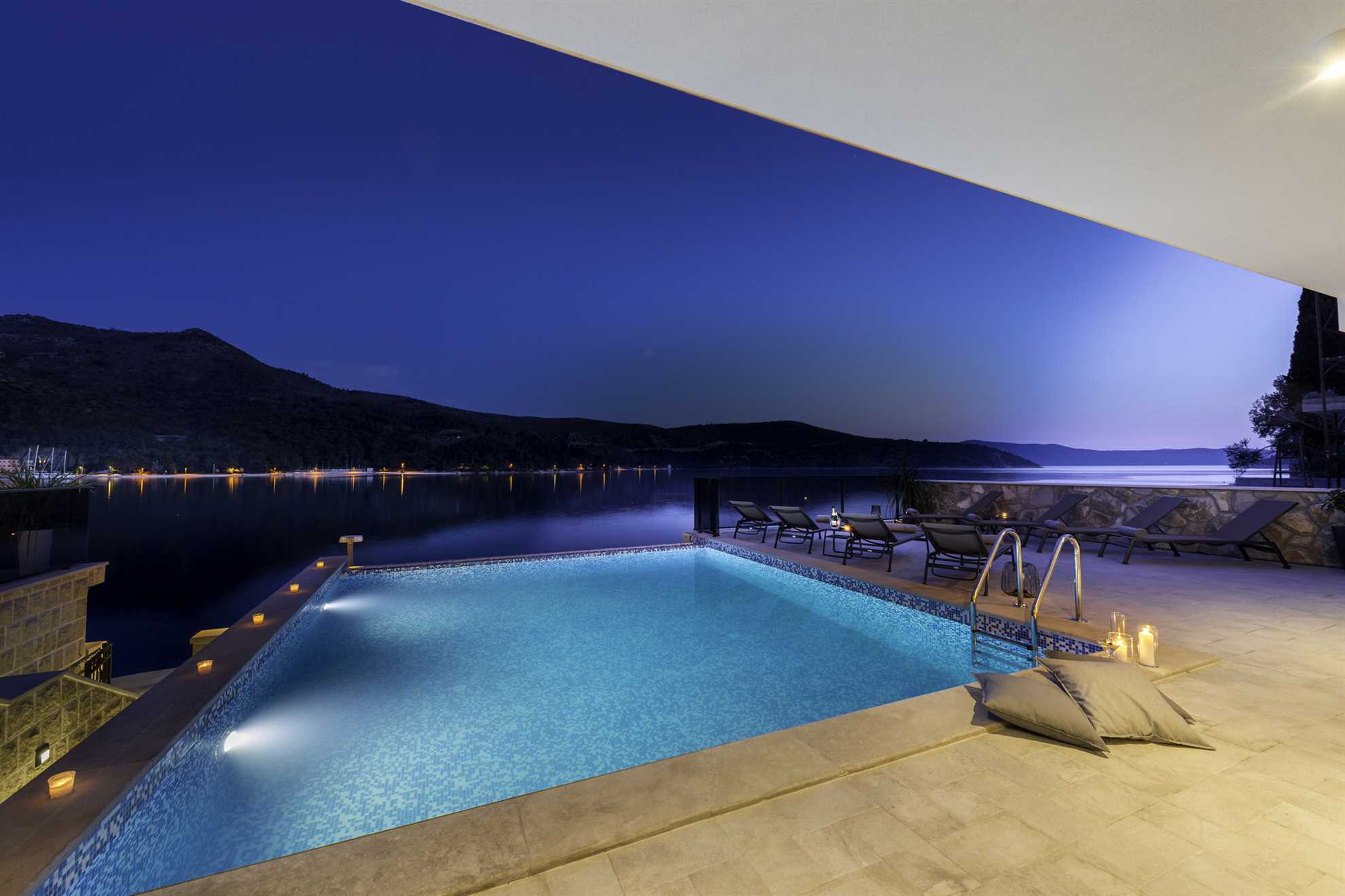 Beachfront Villa Absoluta with Pool