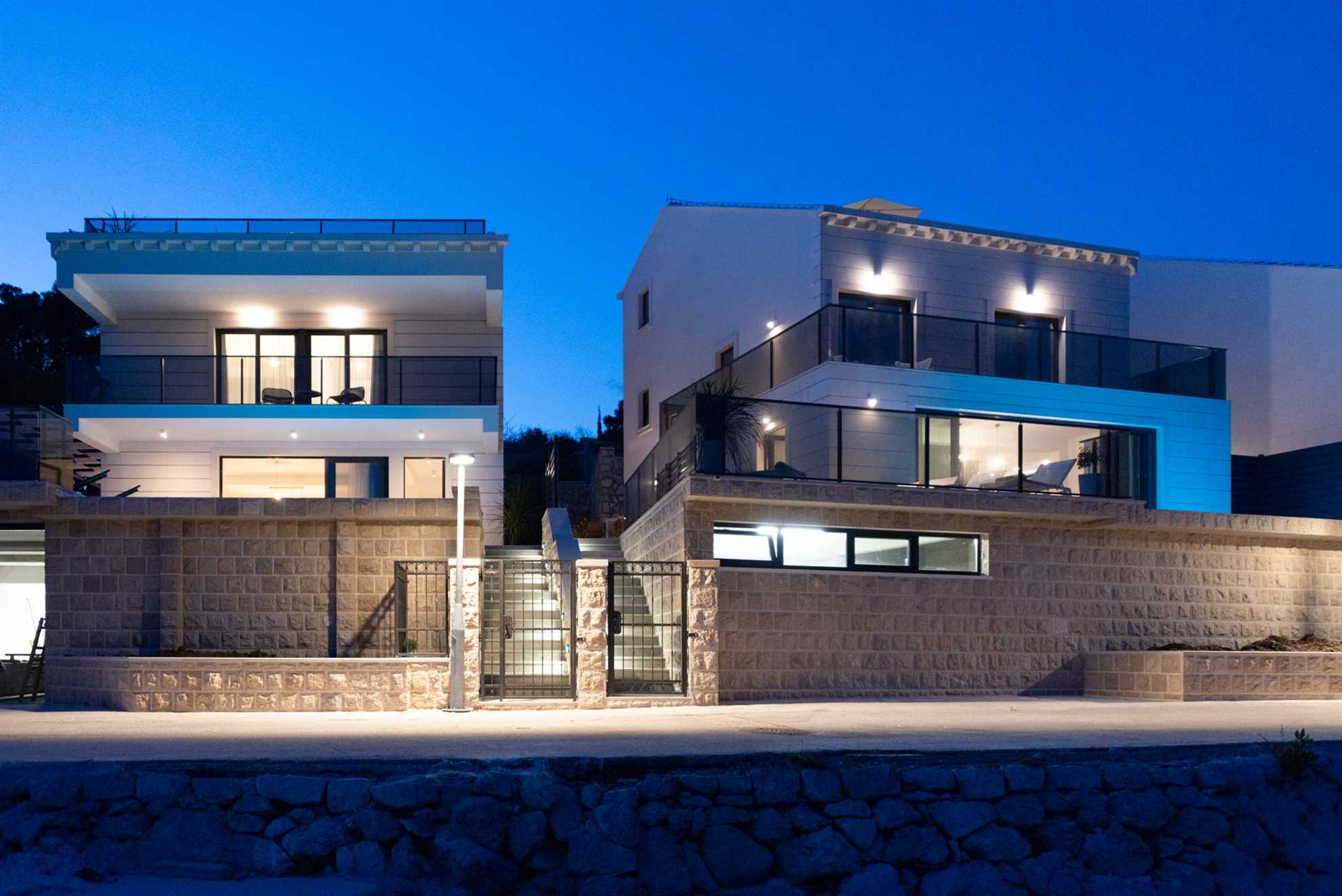 Beachfront Villa Absoluta with Pool
