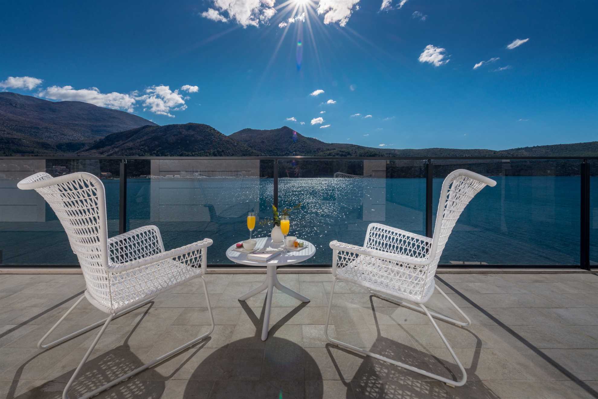 Beachfront Villa Suprema with Pool