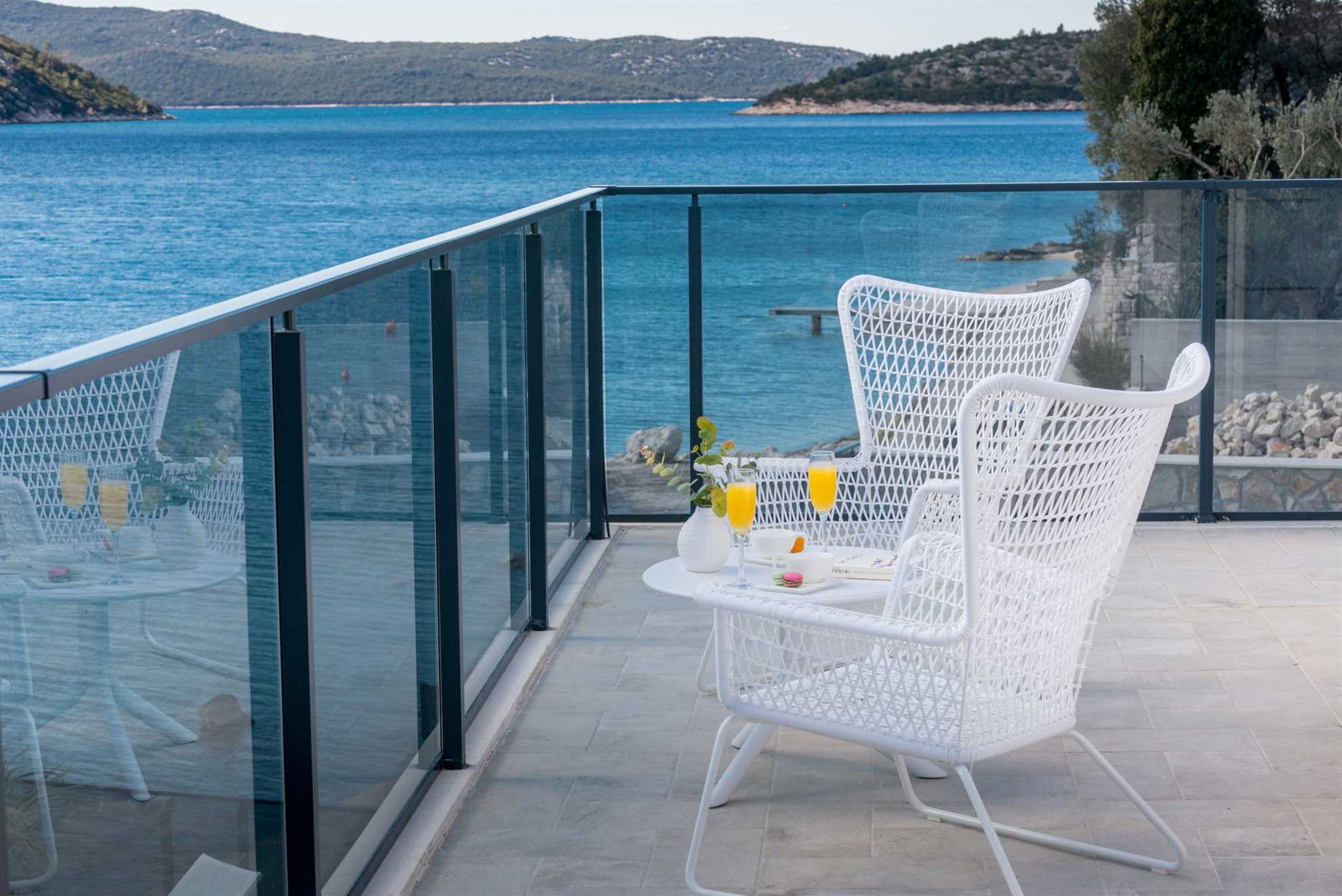 Beachfront Villa Suprema with Pool