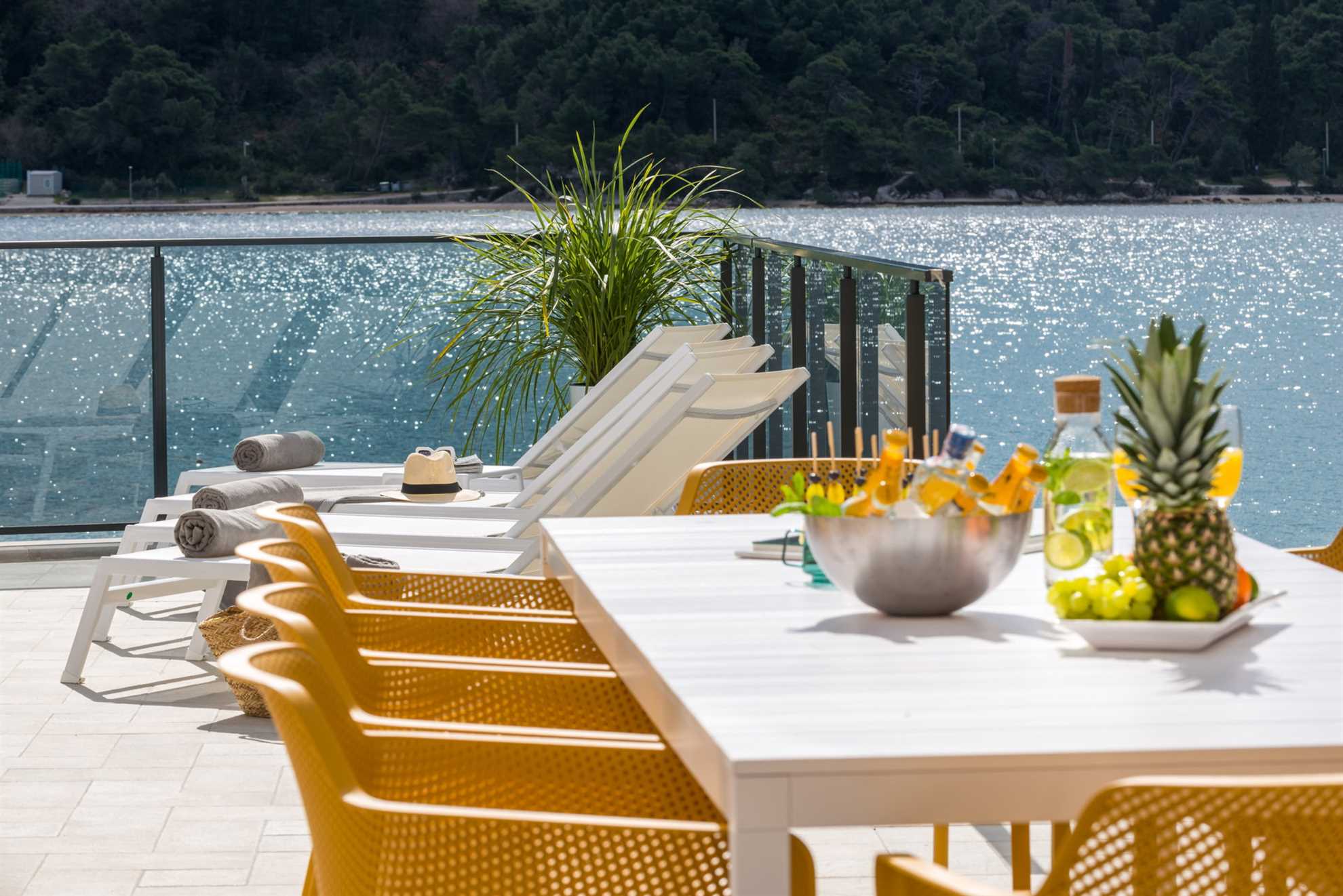 Beachfront Villa Suprema with Pool