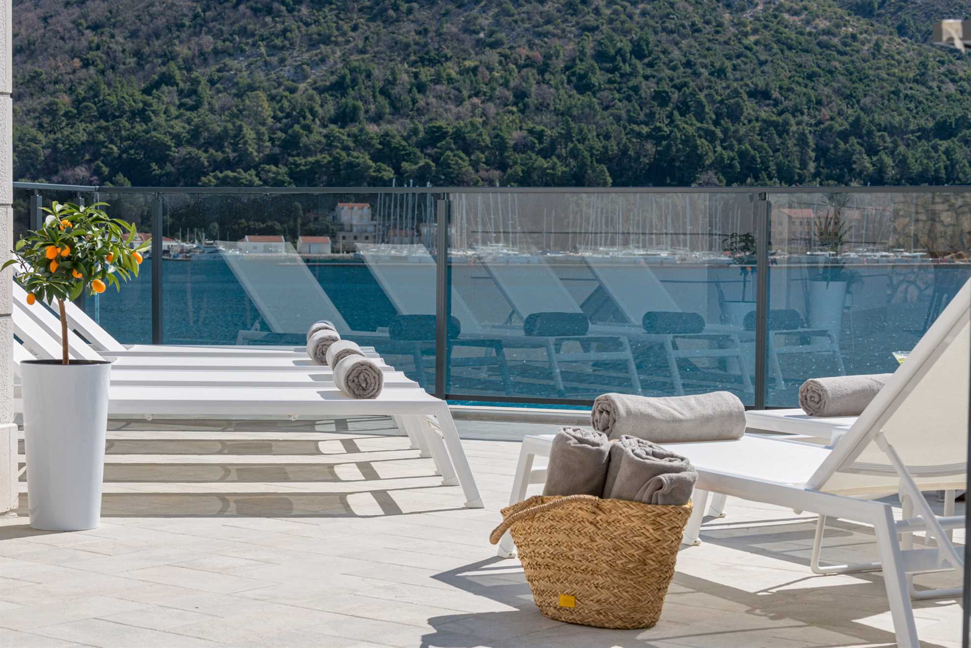 Beachfront Villa Suprema with Pool