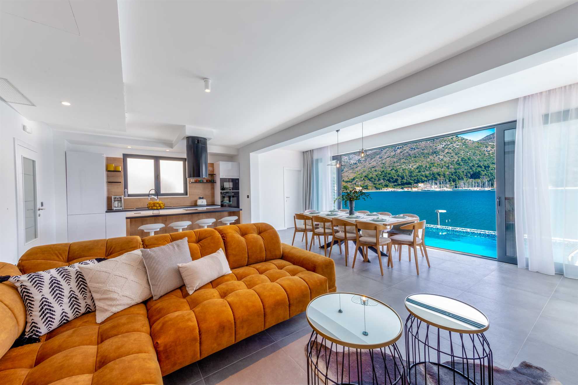 Beachfront Villa Suprema with Pool