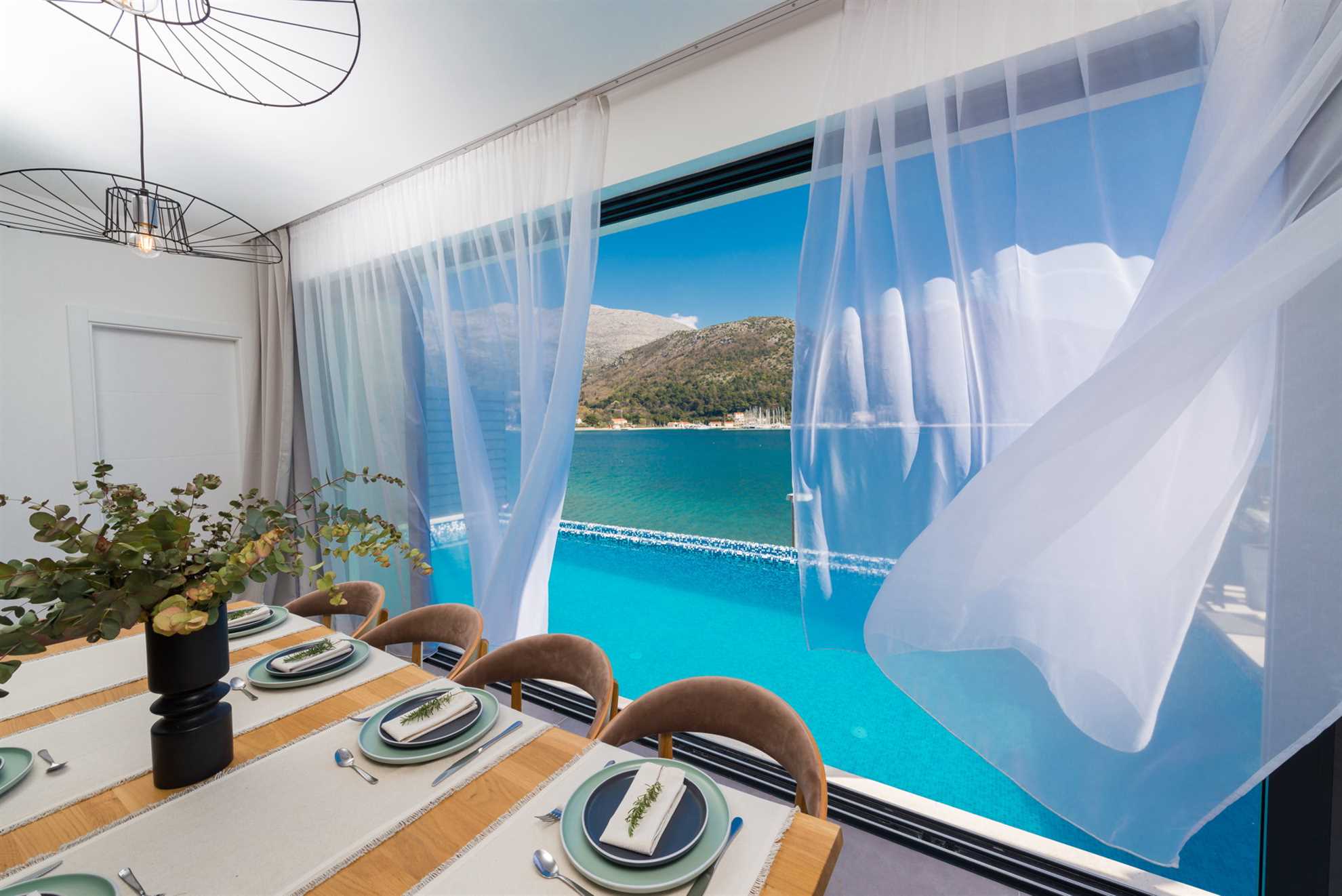 Beachfront Villa Suprema with Pool