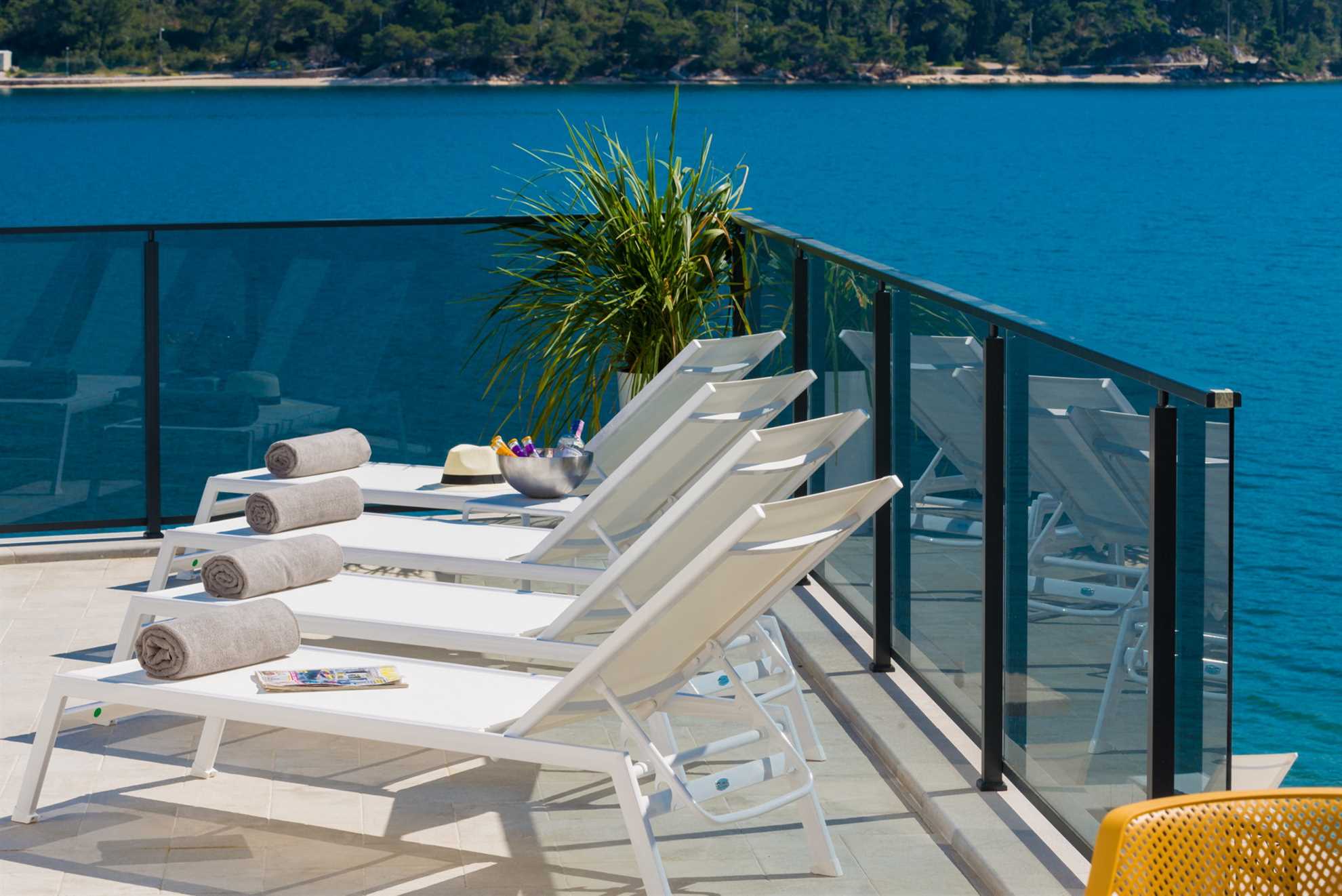 Beachfront Villa Suprema with Pool