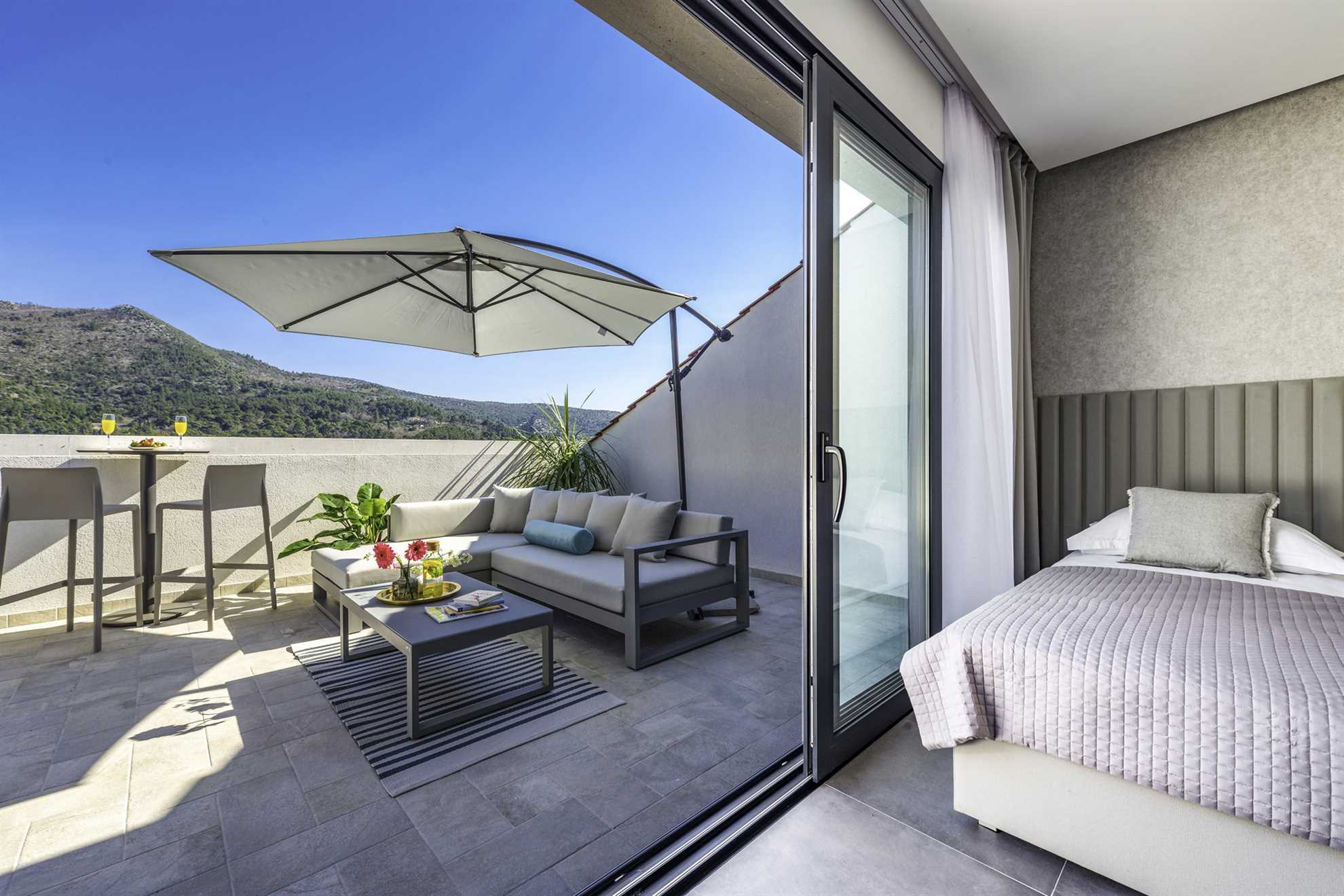Beachfront Villa Suprema with Pool