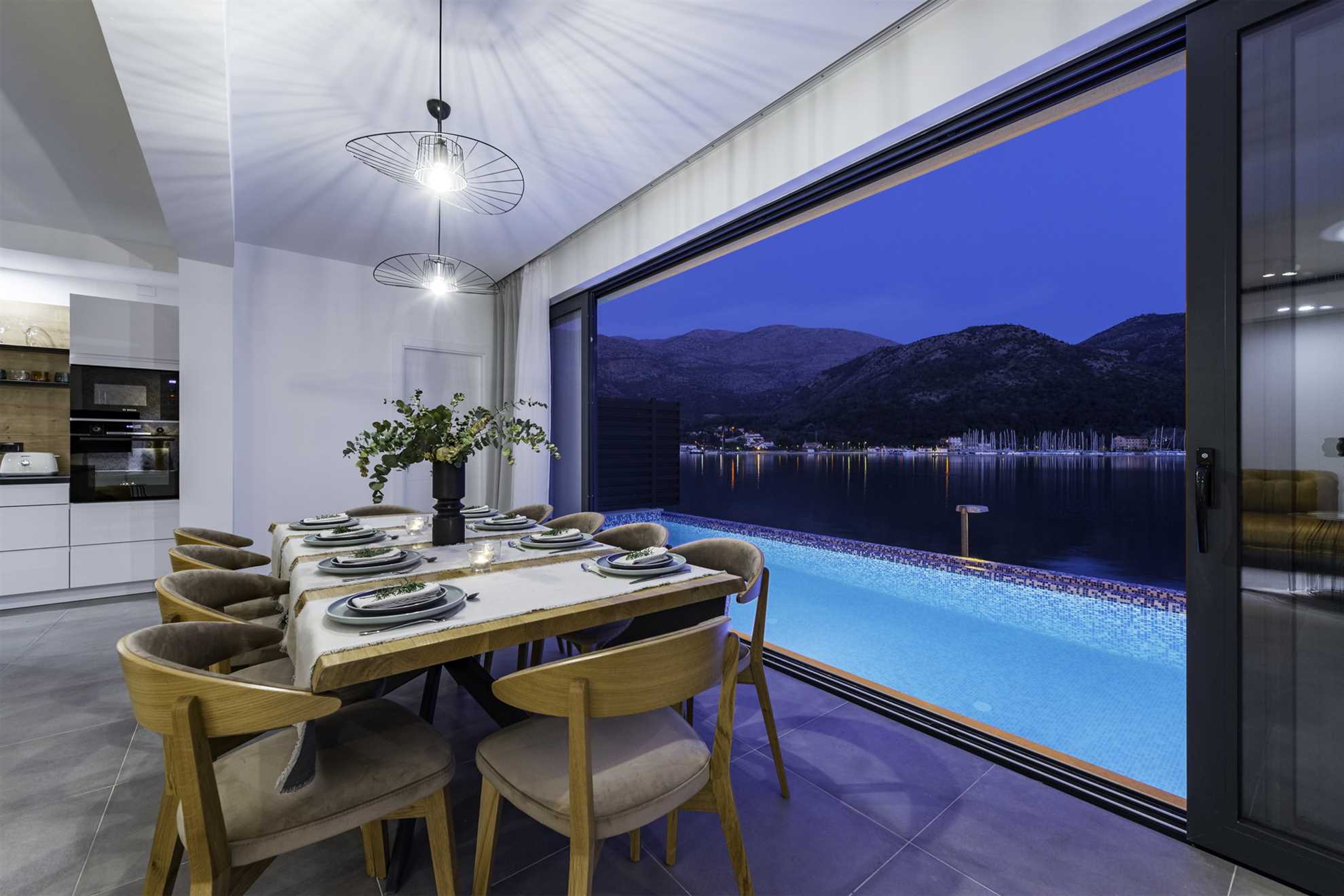 Beachfront Villa Suprema with Pool