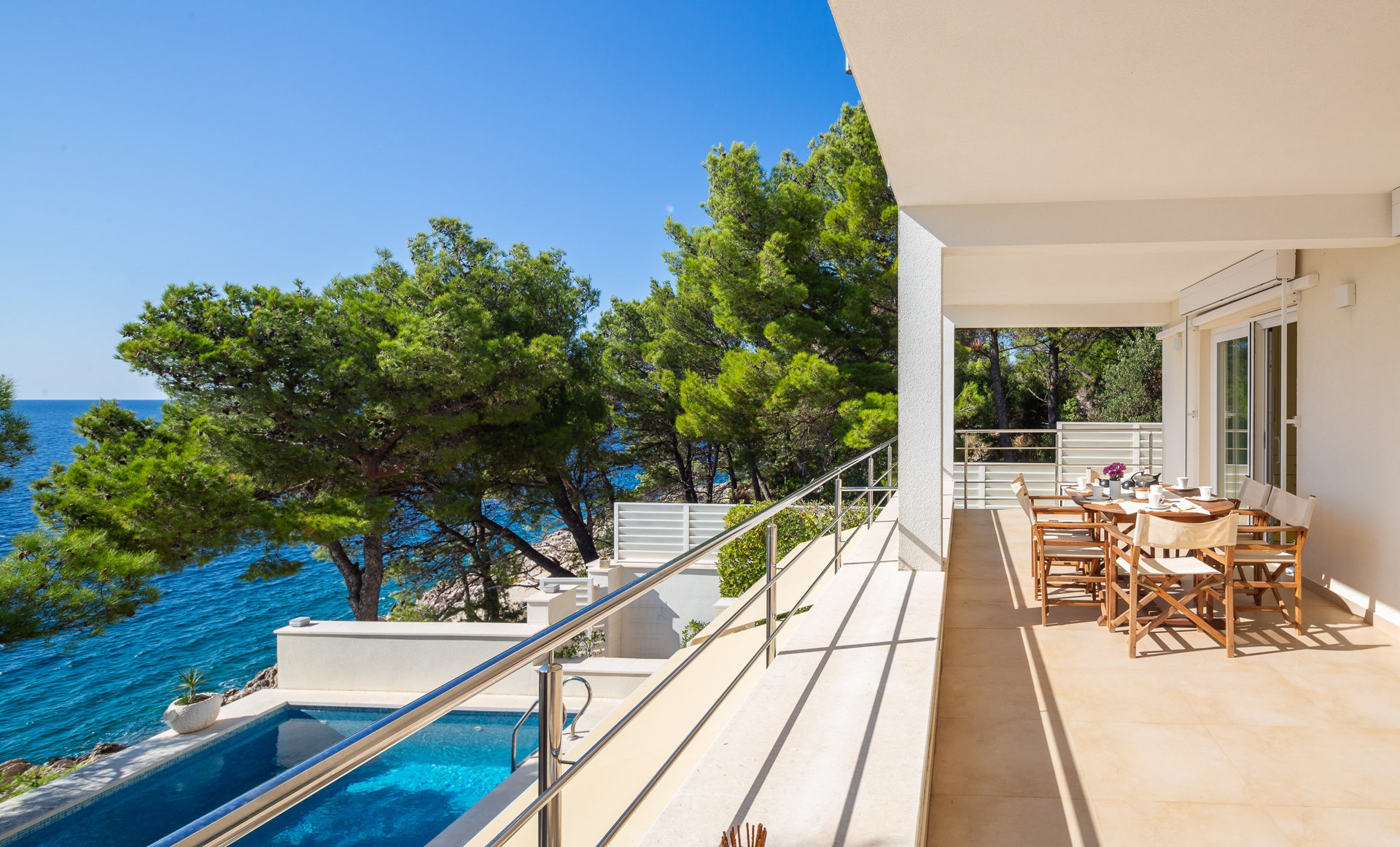 Beachfront Villa Allegria with Pool