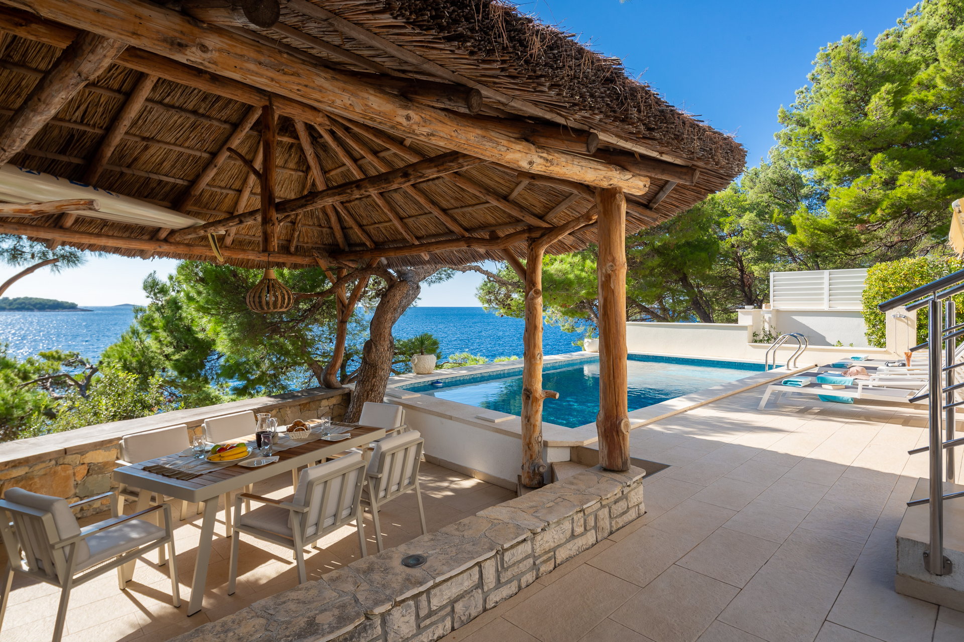 Beachfront Villa Allegria with Pool