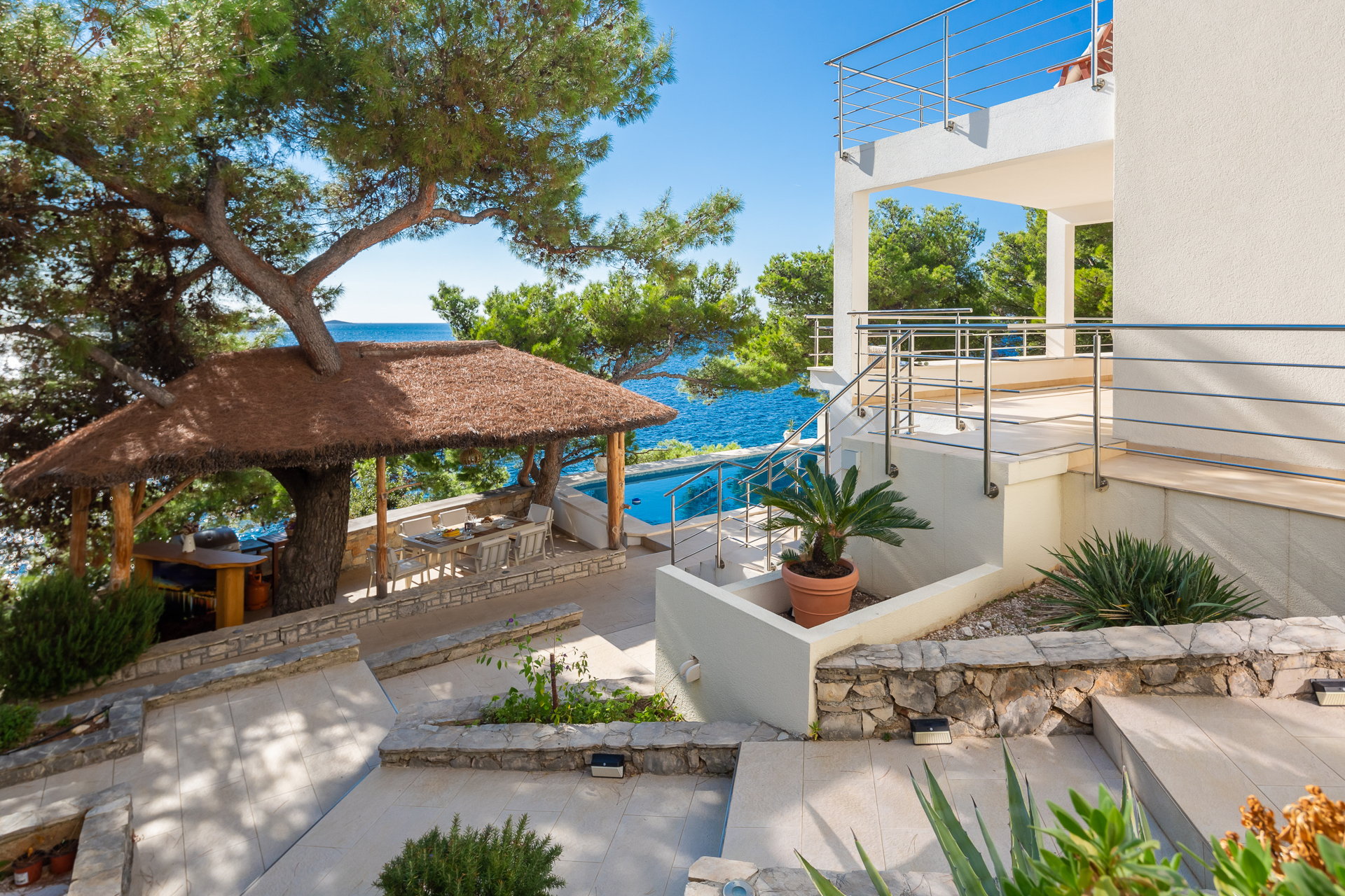 Beachfront Villa Allegria with Pool