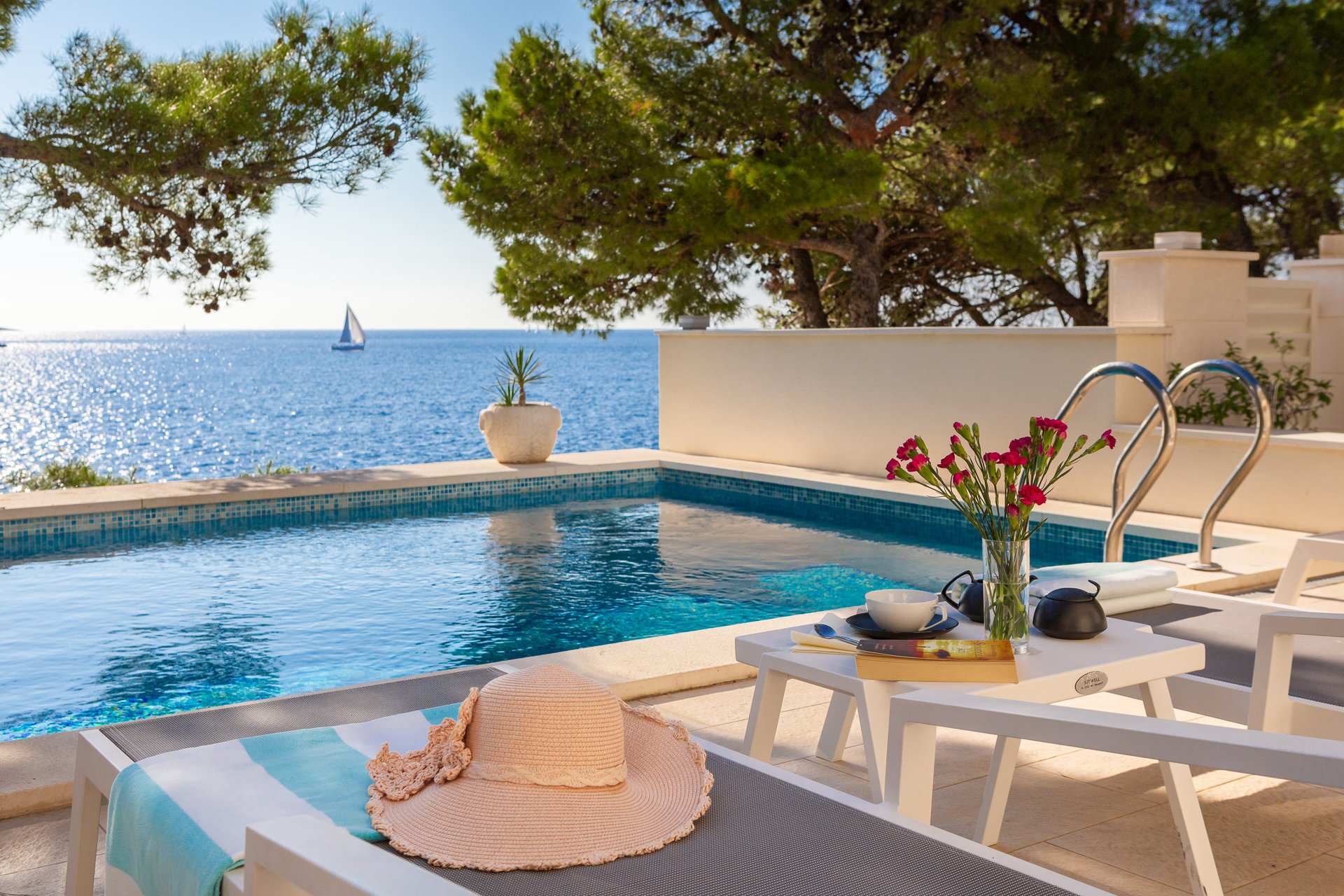 Beachfront Villa Allegria with Pool