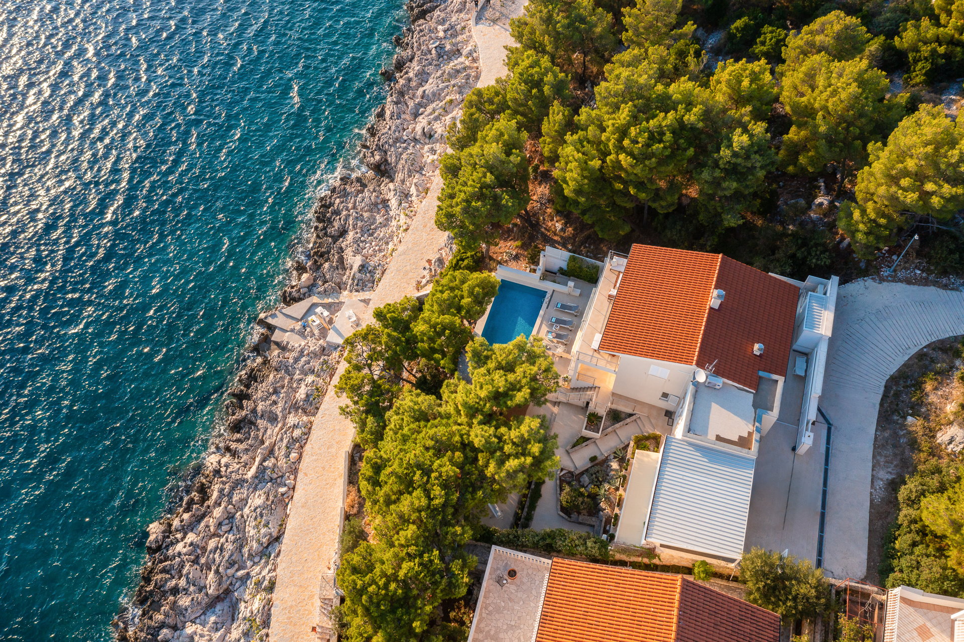 Beachfront Villa Allegria with Pool