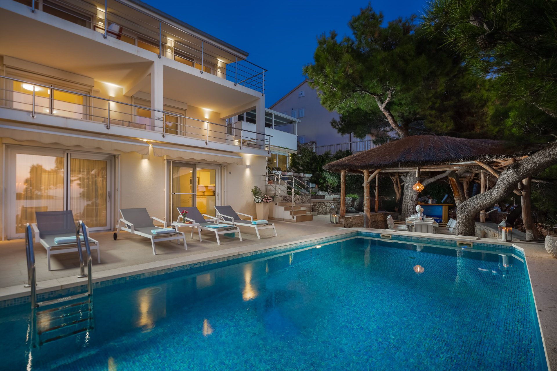 Beachfront Villa Allegria with Pool