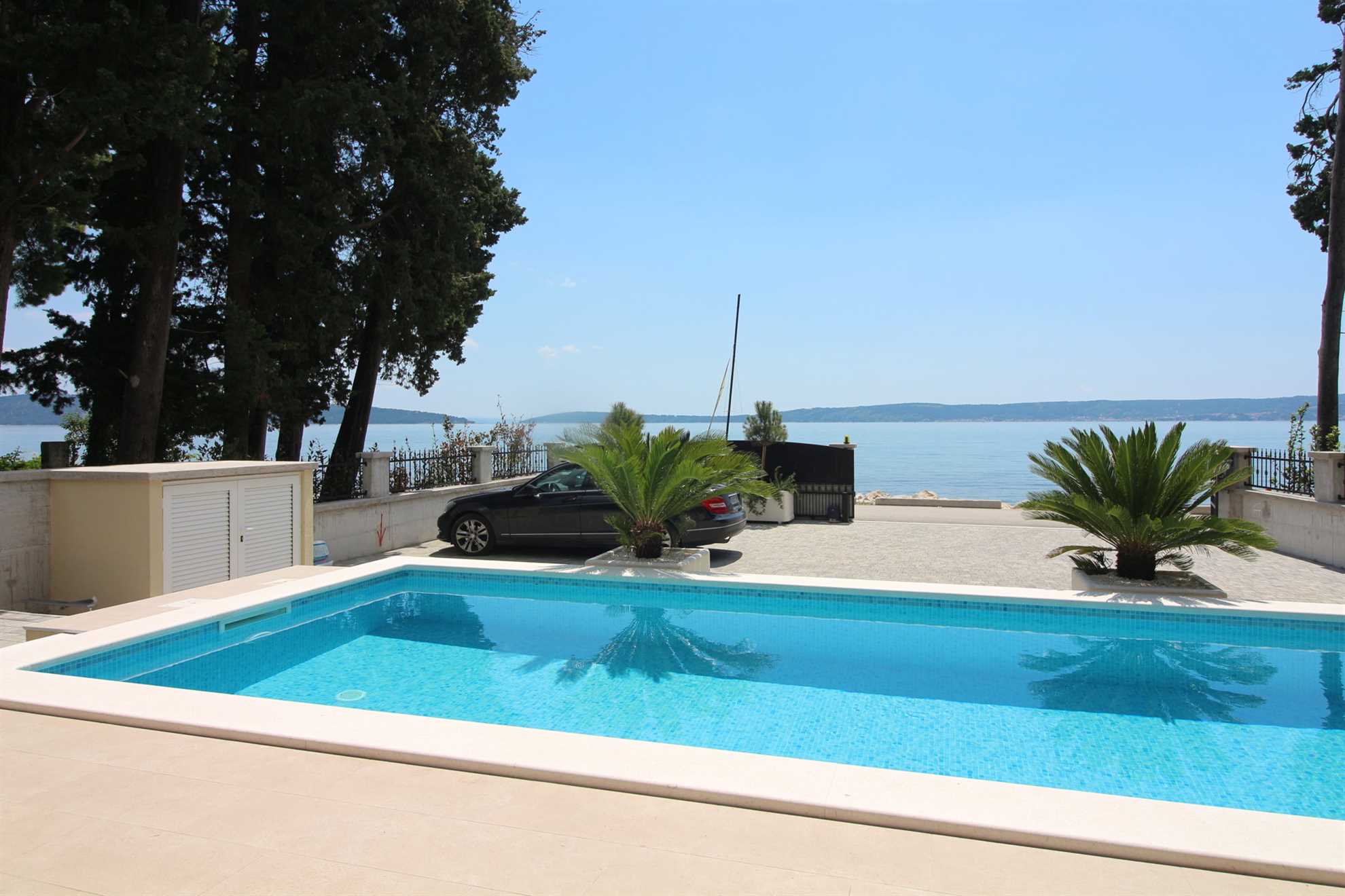 Beachfront Villa Sea Mystery with Pool