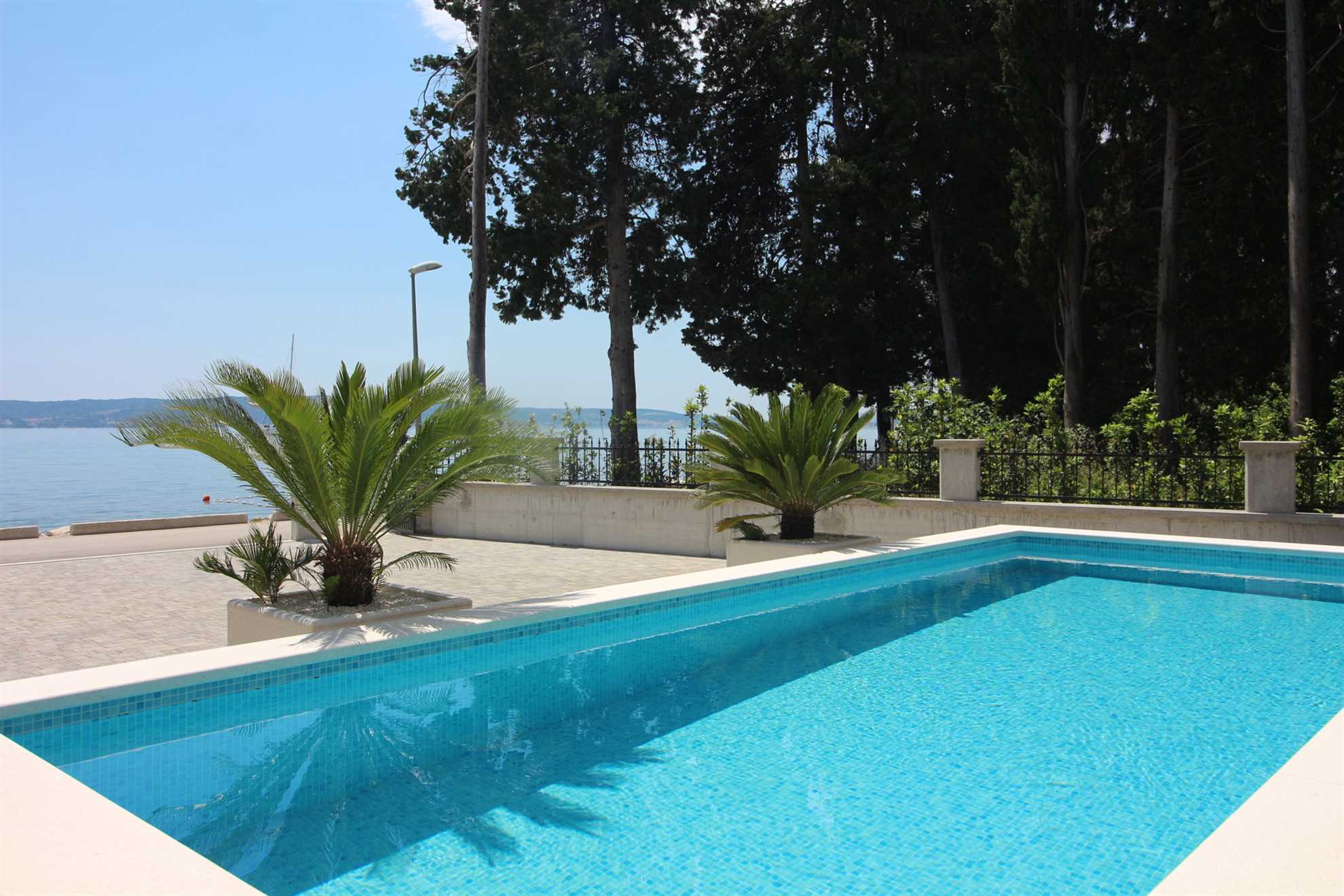 Beachfront Villa Sea Mystery with Pool