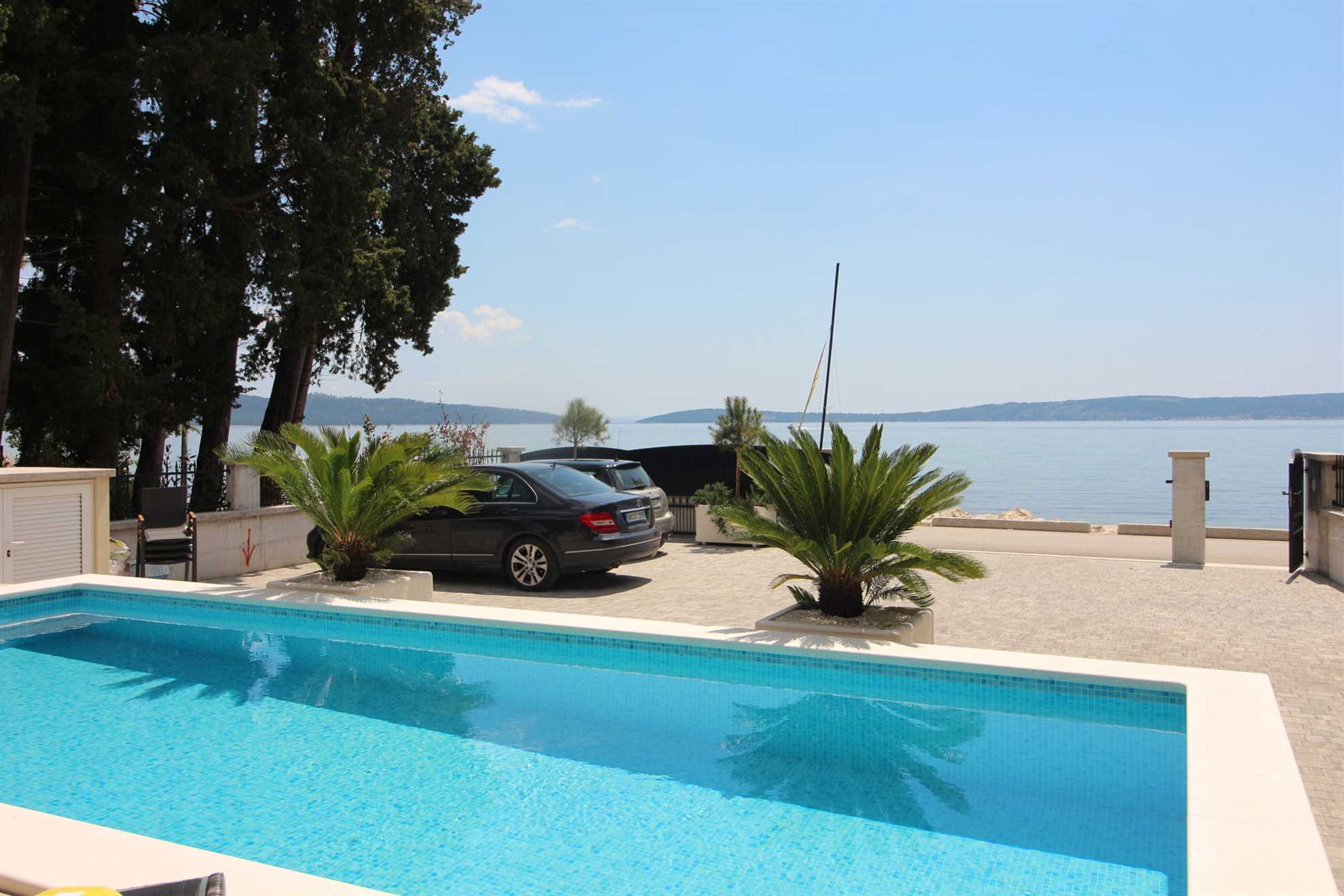 Beachfront Villa Sea Mystery with Pool