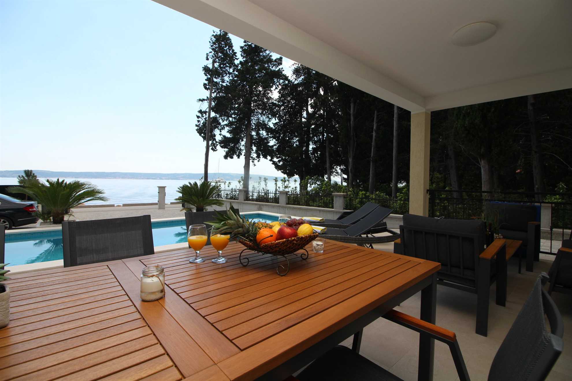 Beachfront Villa Sea Mystery with Pool