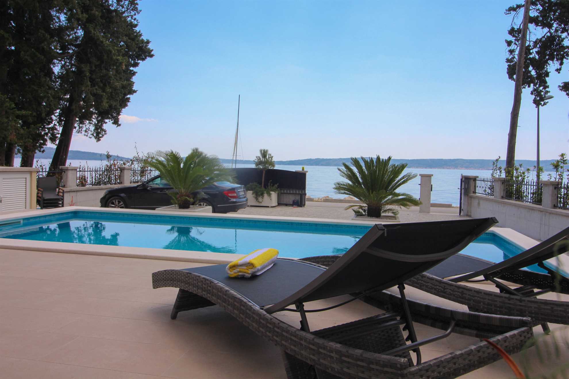 Beachfront Villa Sea Mystery with Pool