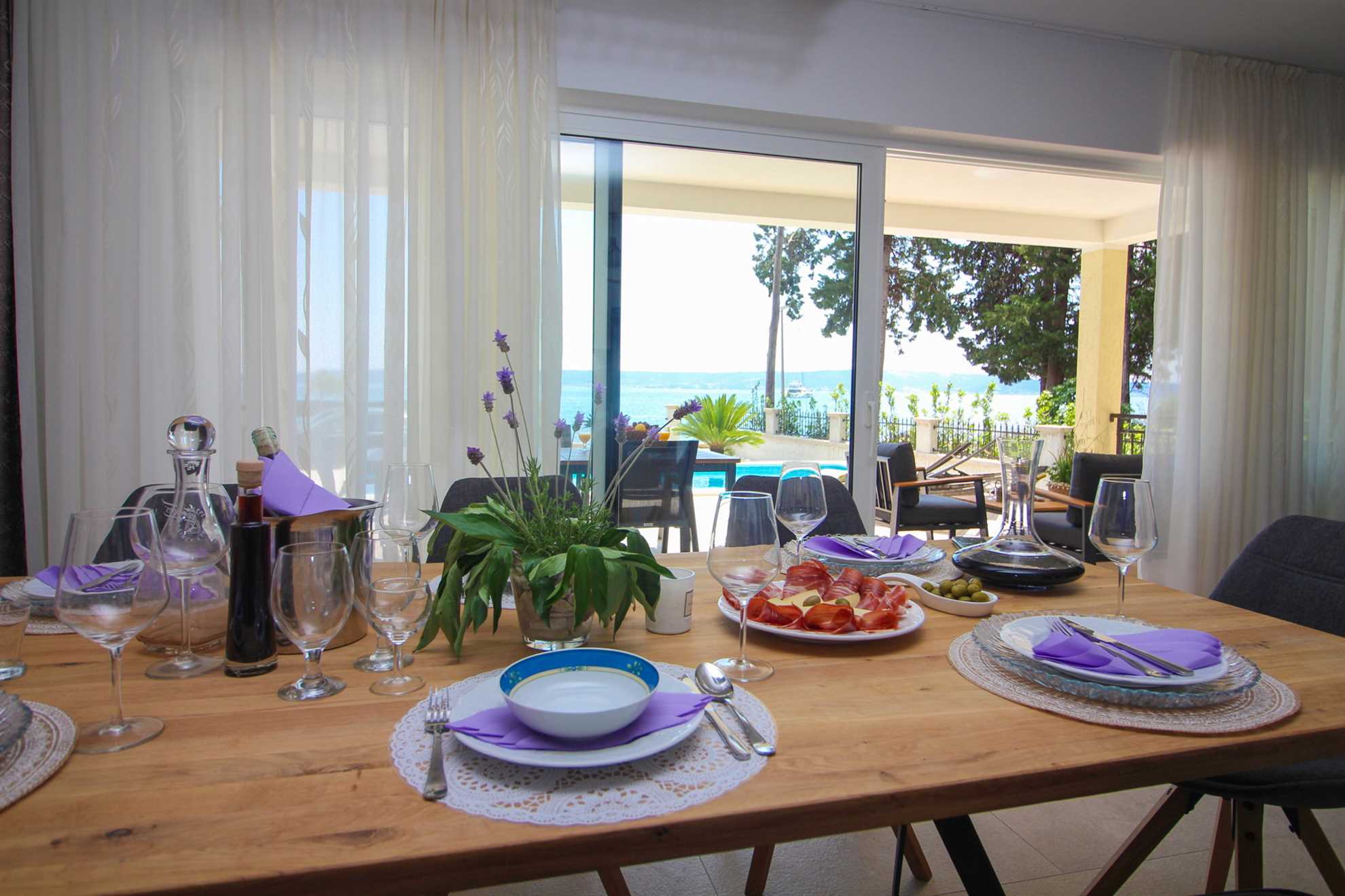 Beachfront Villa Sea Mystery with Pool