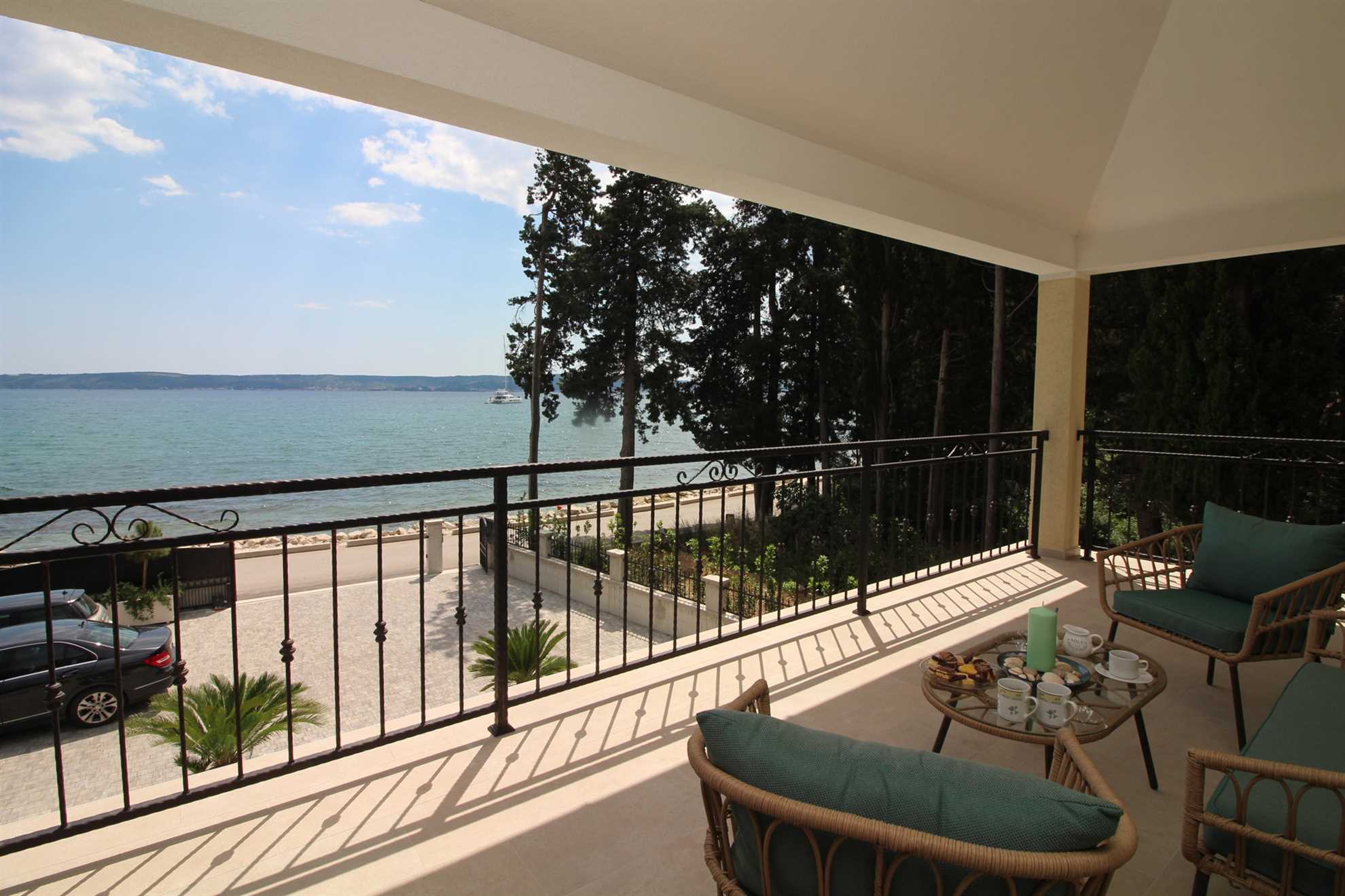 Beachfront Villa Sea Mystery with Pool