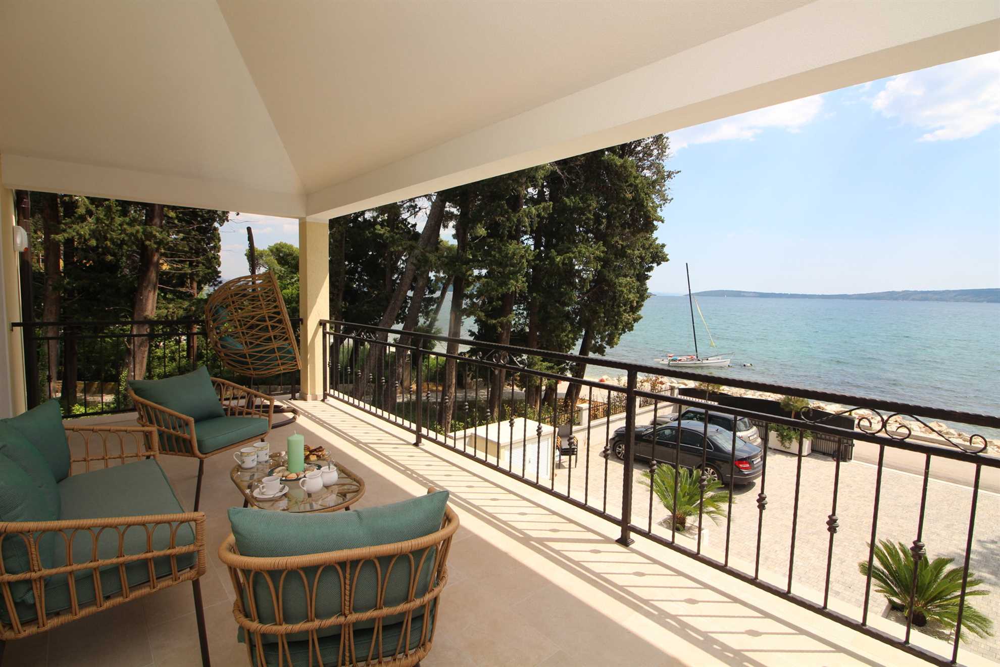 Beachfront Villa Sea Mystery with Pool