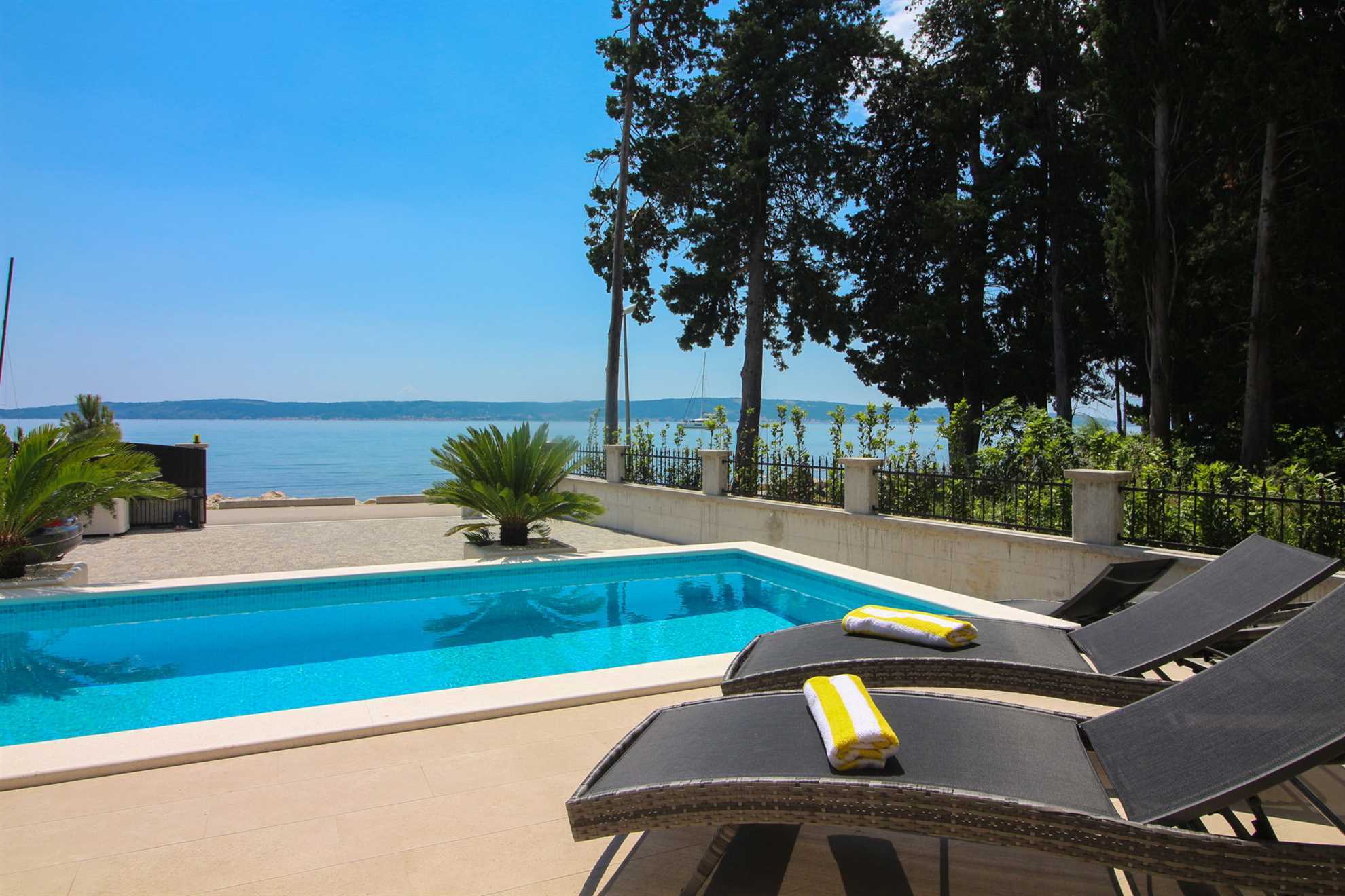 Image of Beachfront Villa Sea Mystery with Pool