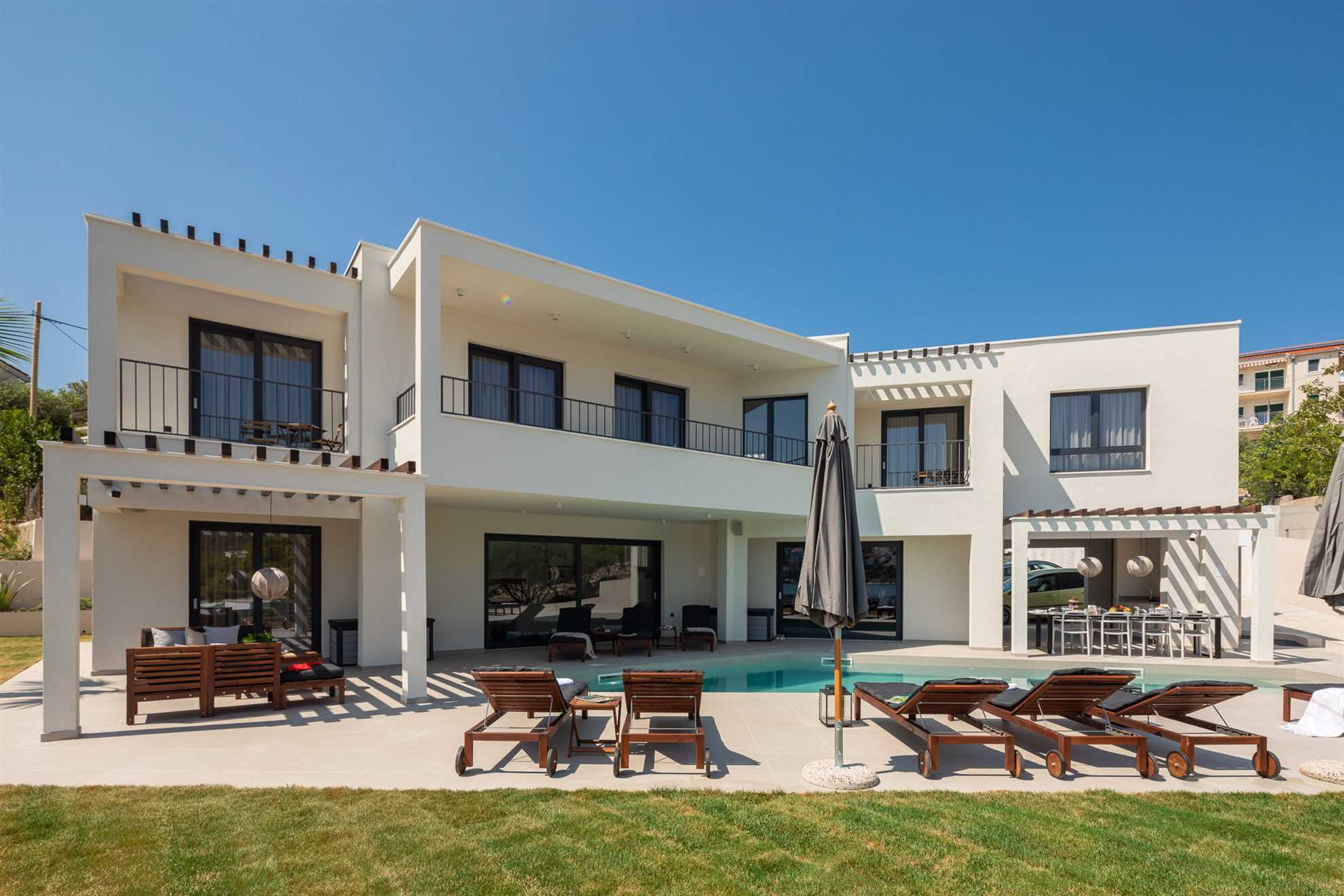 Beachfront Villa Sea Suprema with Pool