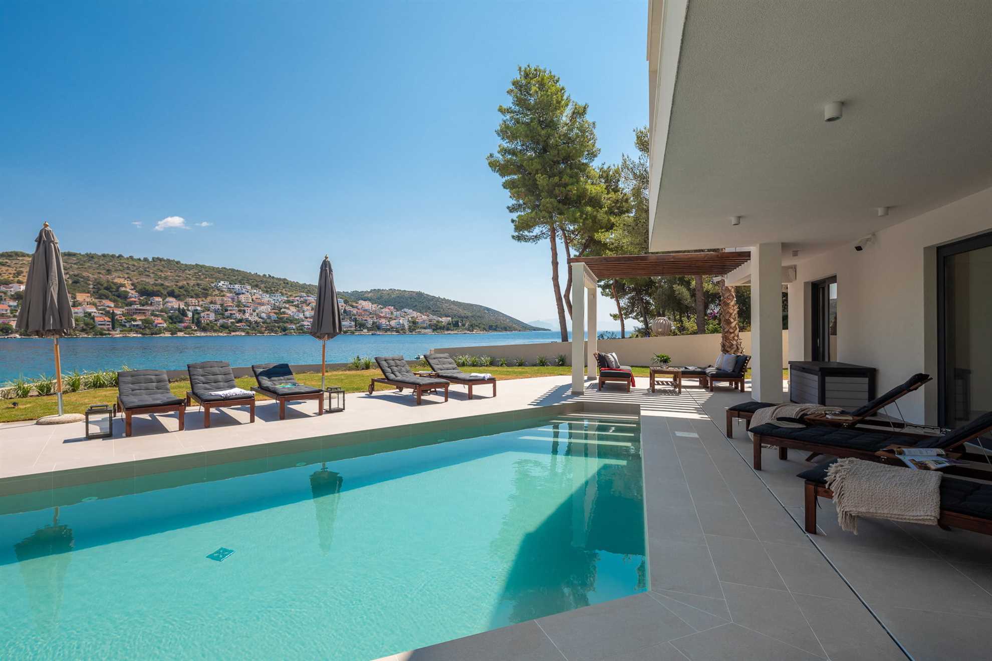 Beachfront Villa Sea Suprema with Pool