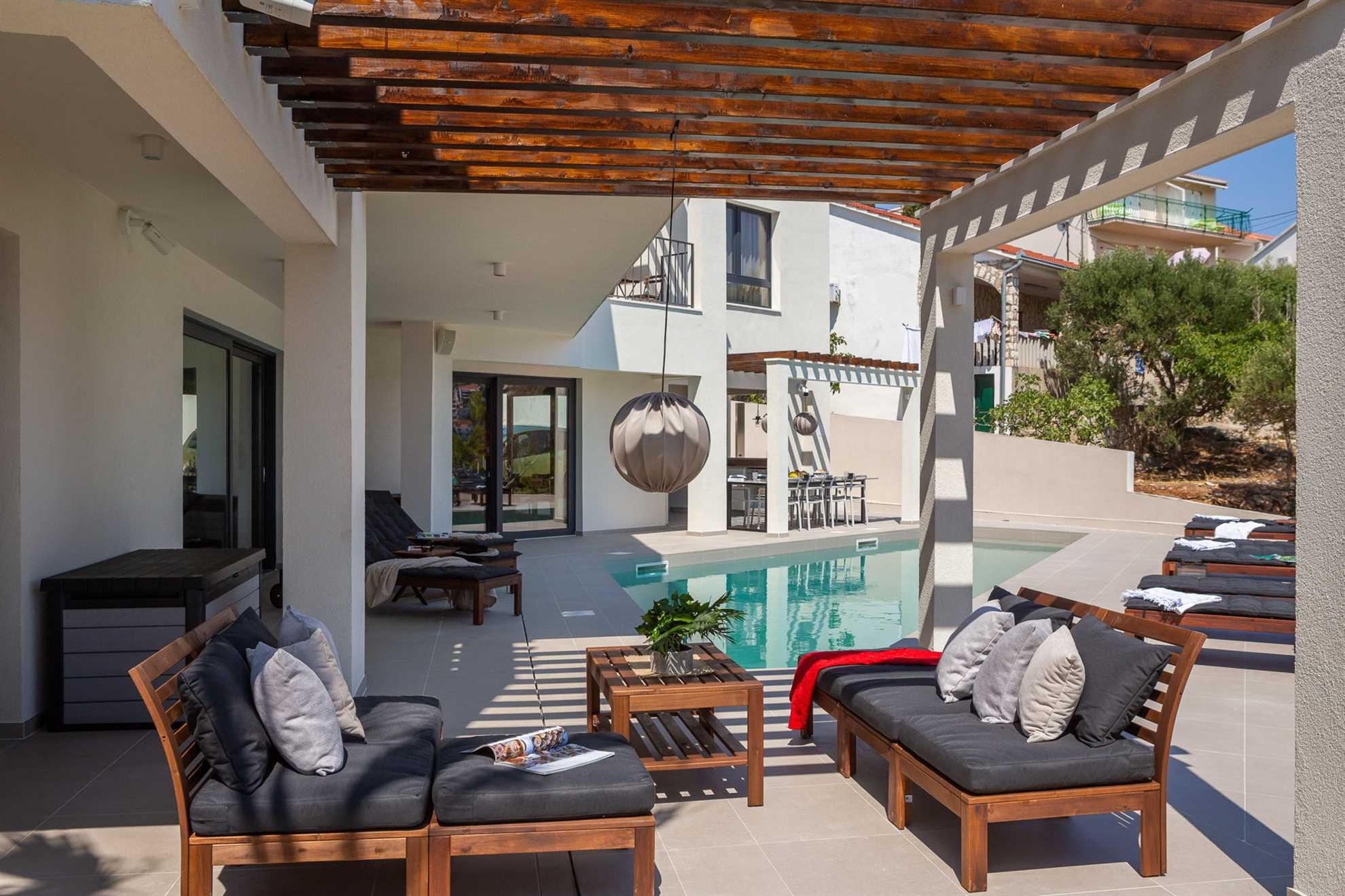 Beachfront Villa Sea Suprema with Pool