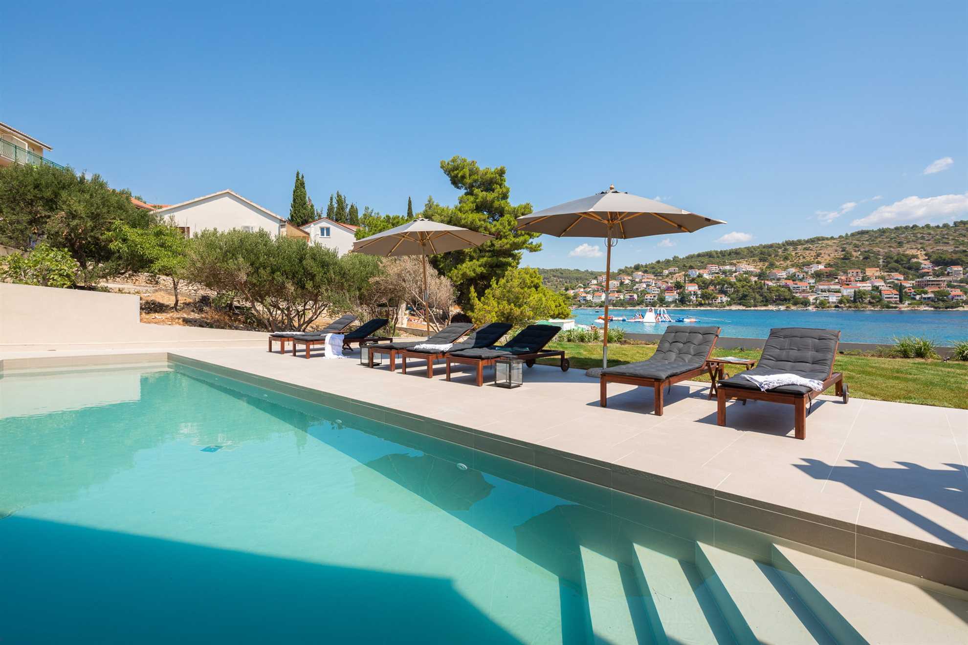 Beachfront Villa Sea Suprema with Pool