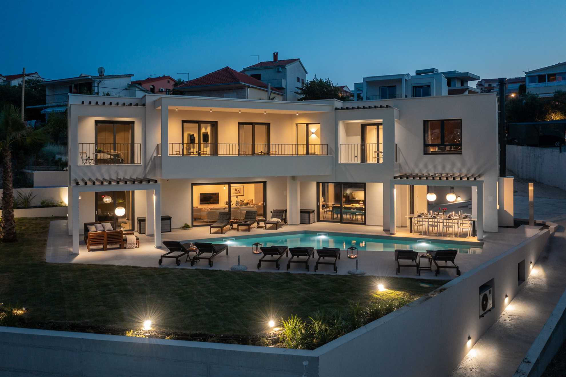Beachfront Villa Sea Suprema with Pool