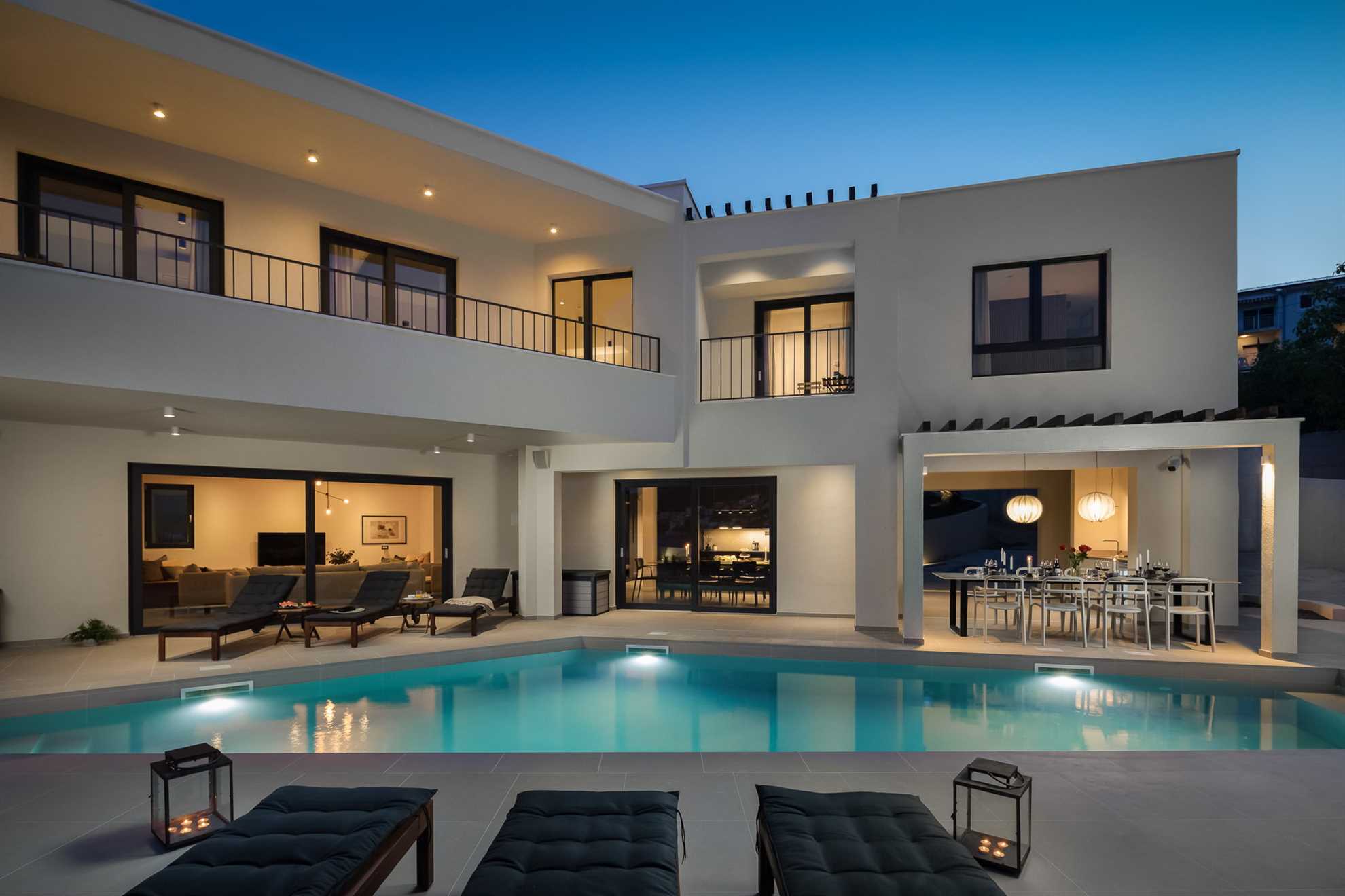 Beachfront Villa Sea Suprema with Pool
