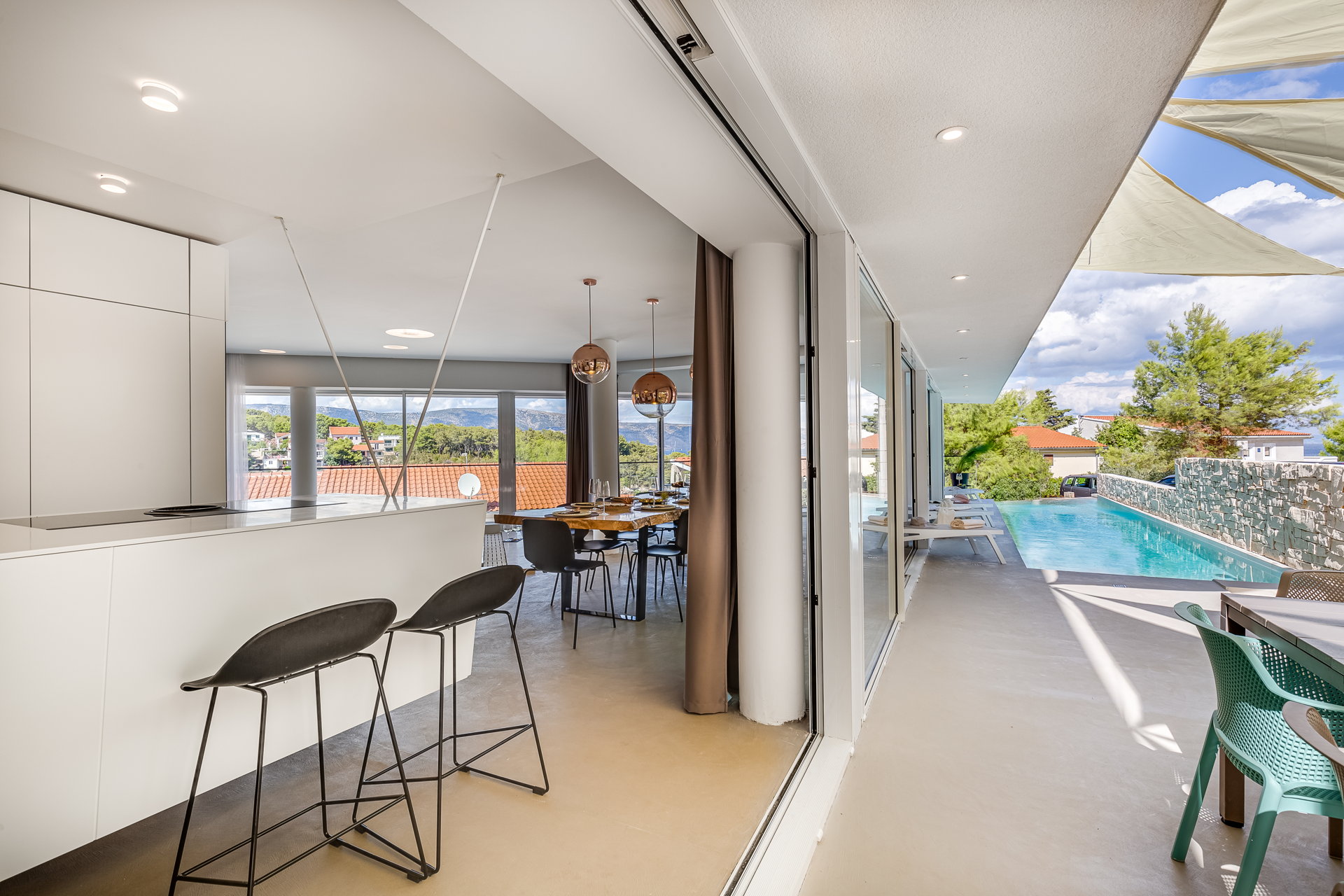Luxury Villa Golden Hour with Pool