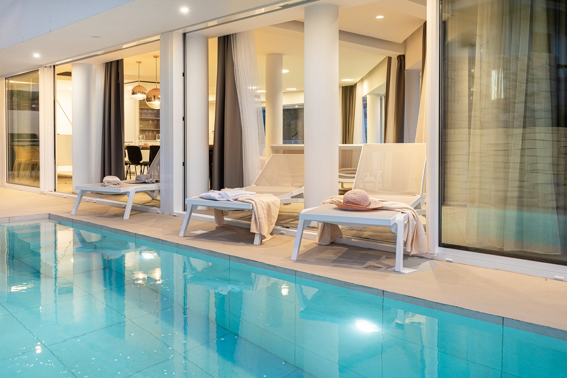 Luxury Villa Golden Hour with Pool