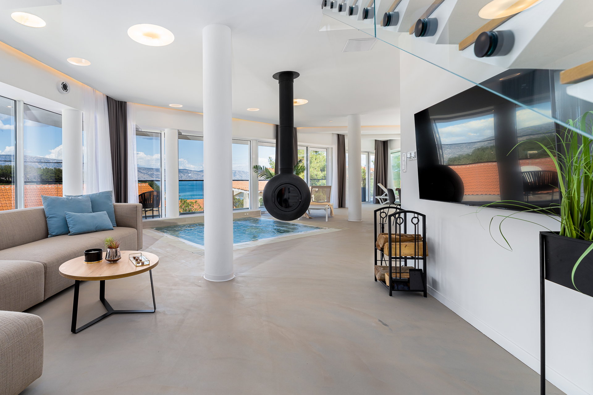 Luxury Villa Golden Hour with Pool