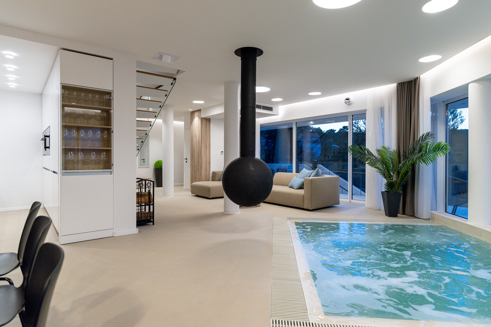 Luxury Villa Golden Hour with Pool