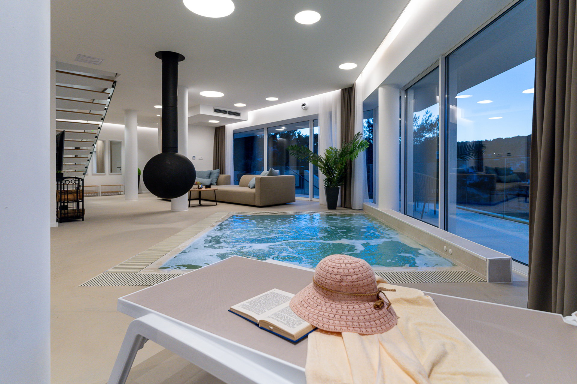 Luxury Villa Golden Hour with Pool