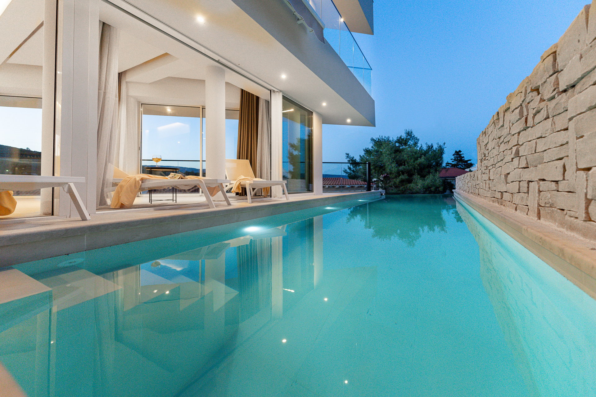 Luxury Villa Golden Hour with Pool