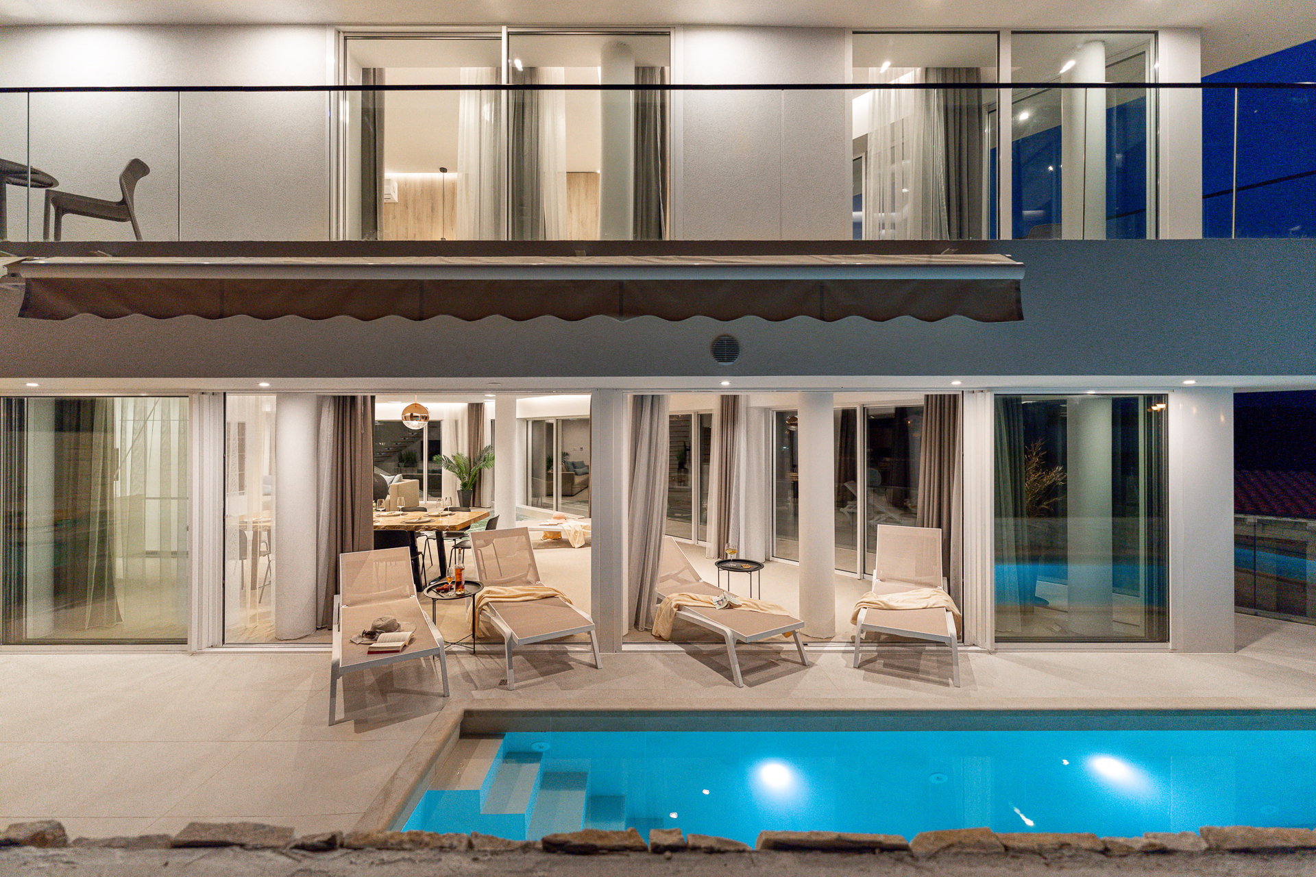 Luxury Villa Golden Hour with Pool