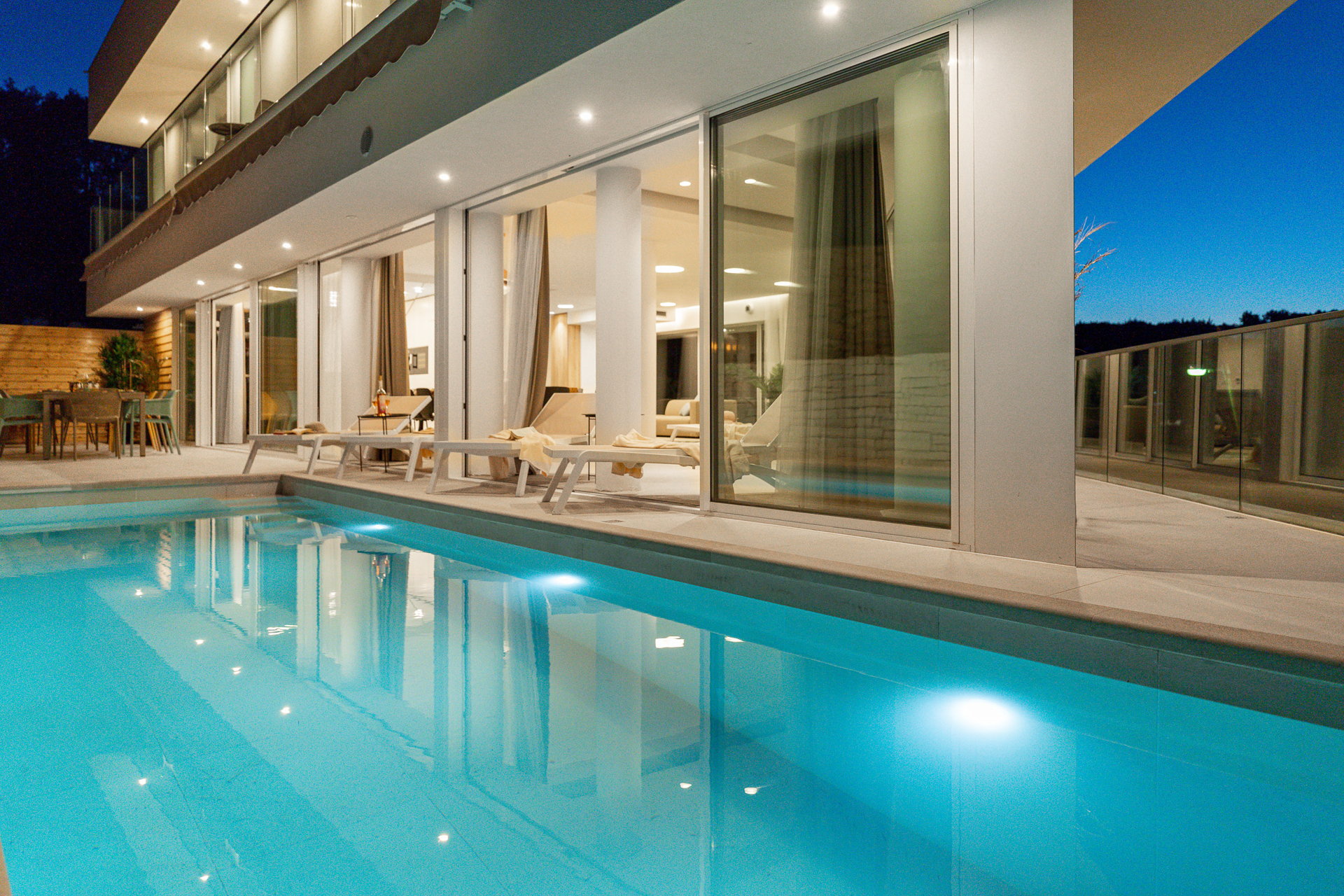 Luxury Villa Golden Hour with Pool